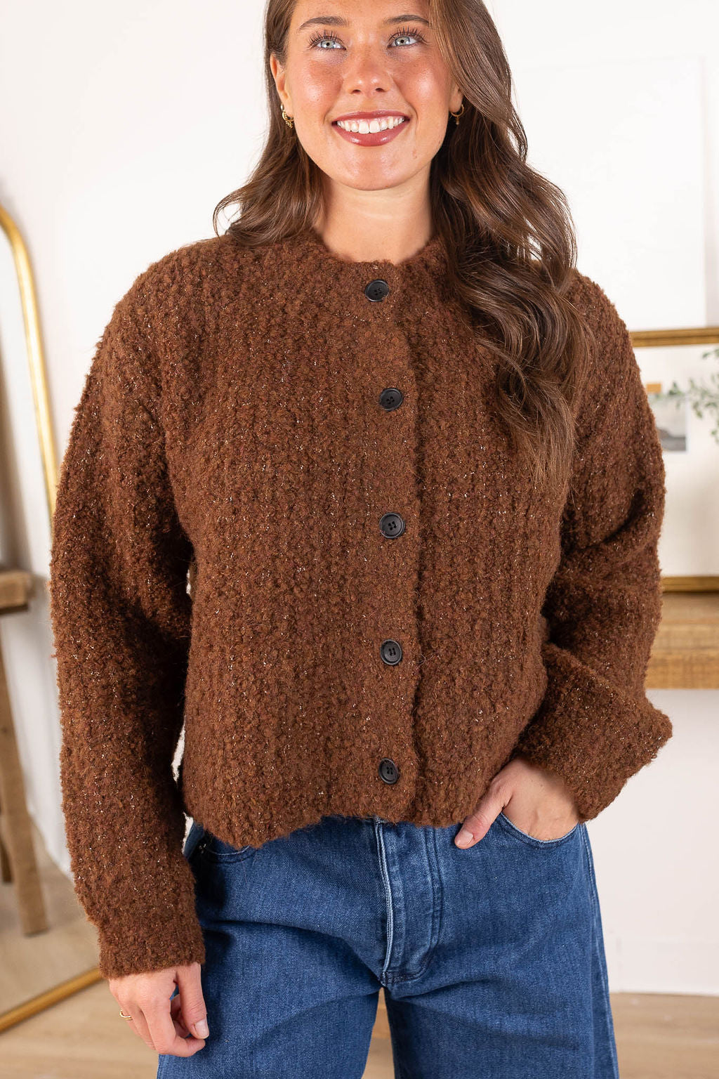Aspen Cardigan | Brown