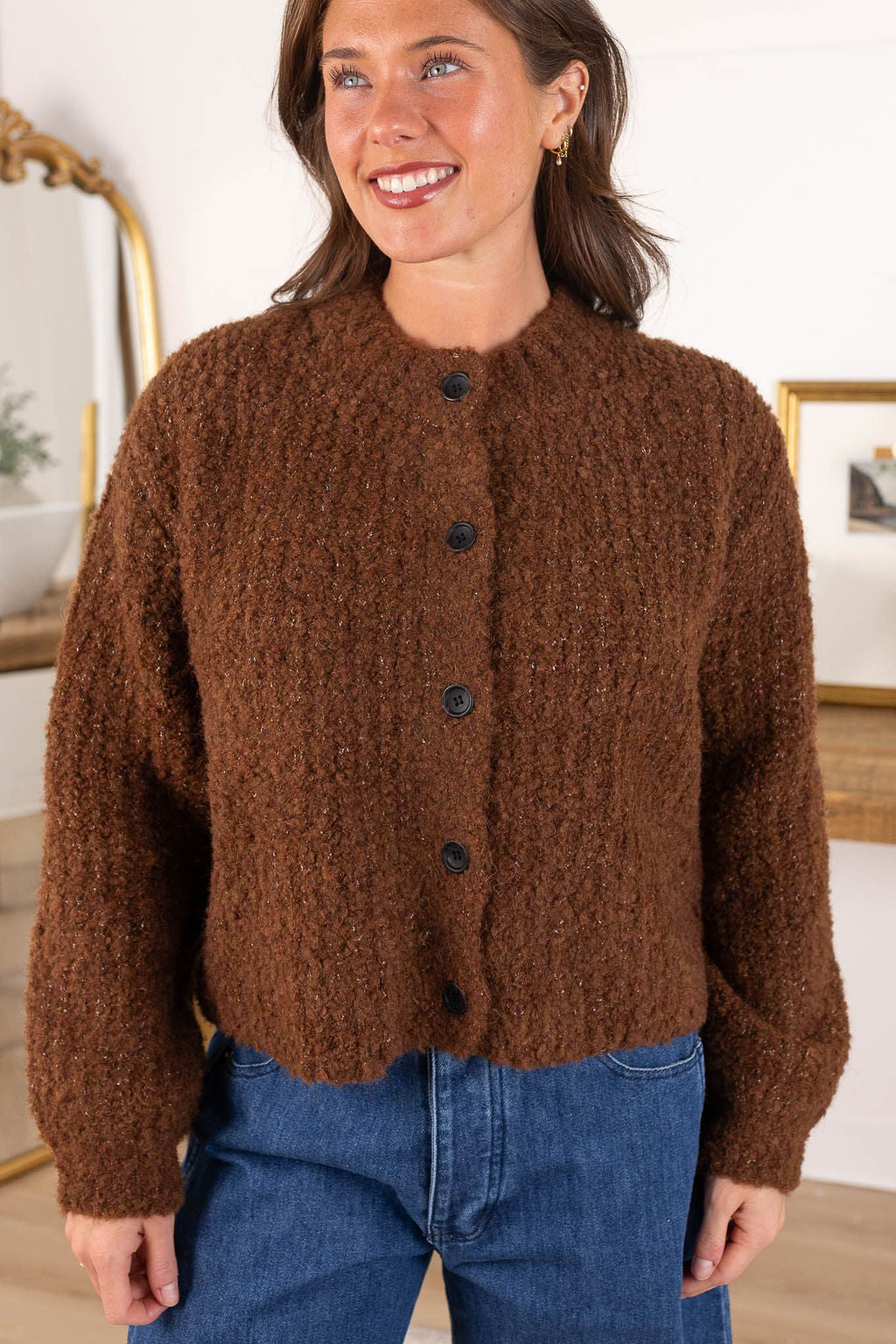 Aspen Cardigan | Brown