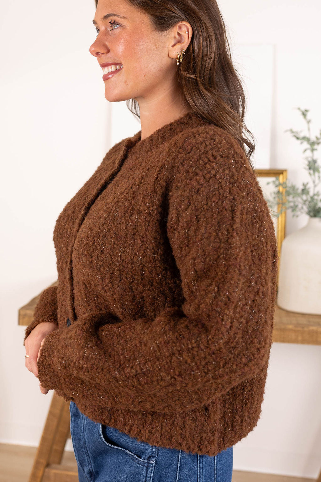 Aspen Cardigan | Brown