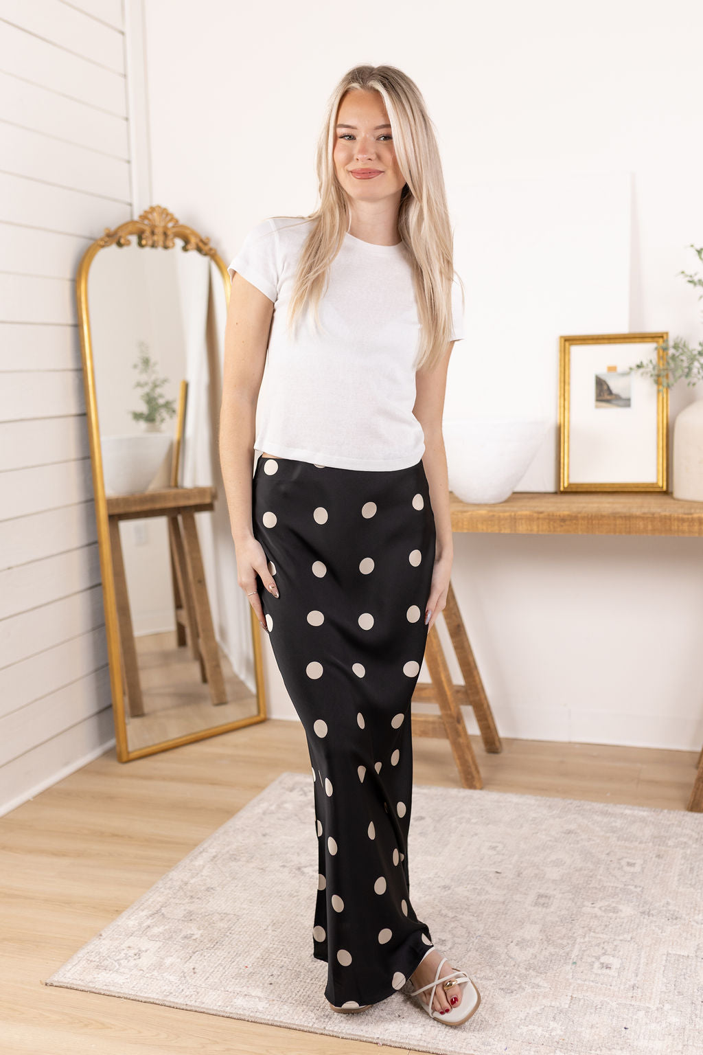 Irene Polka Dot Skirt