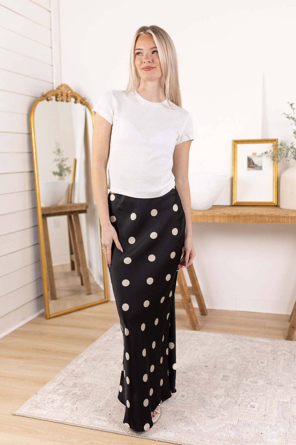 Irene Polka Dot Skirt