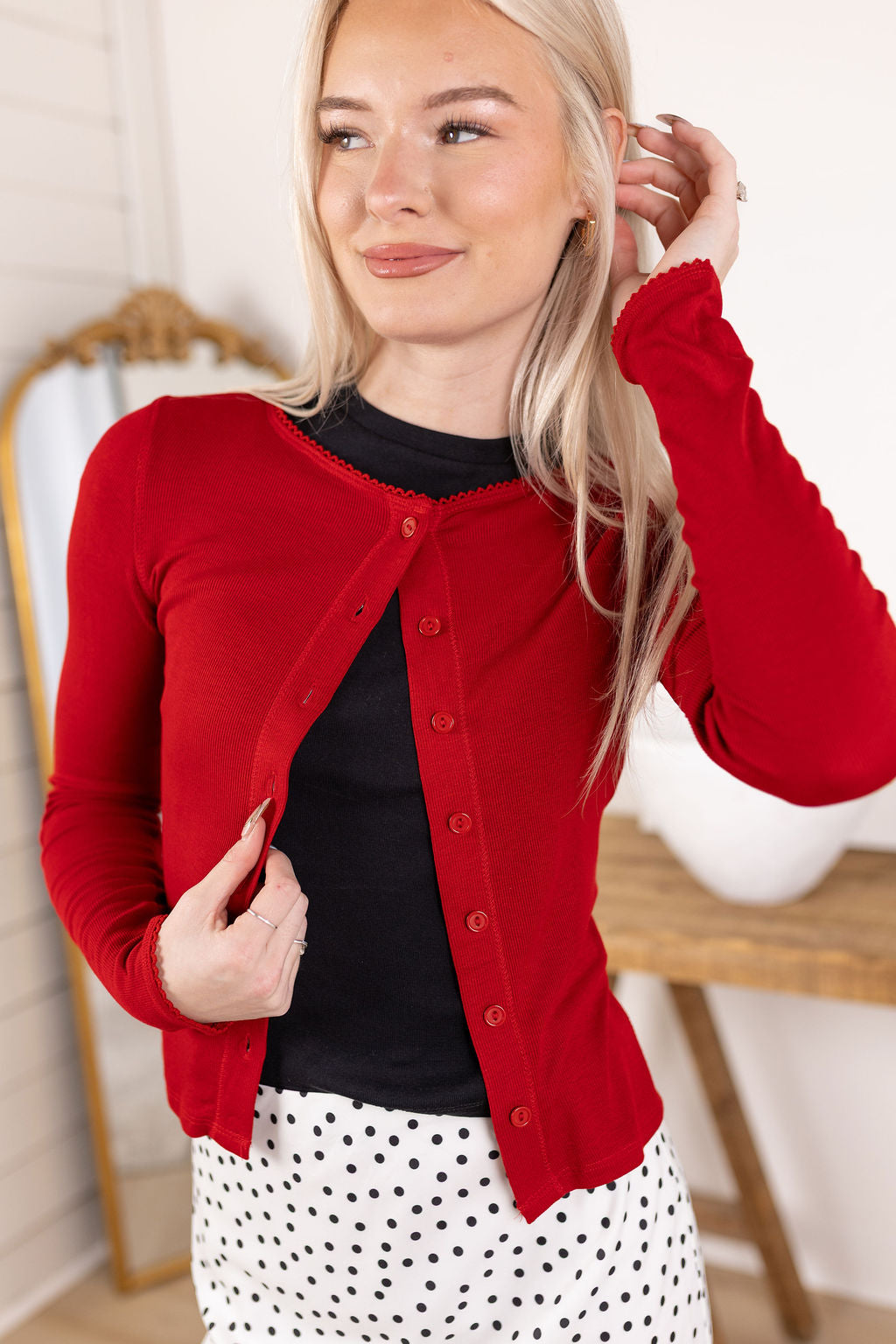 Scarlet Cardigan