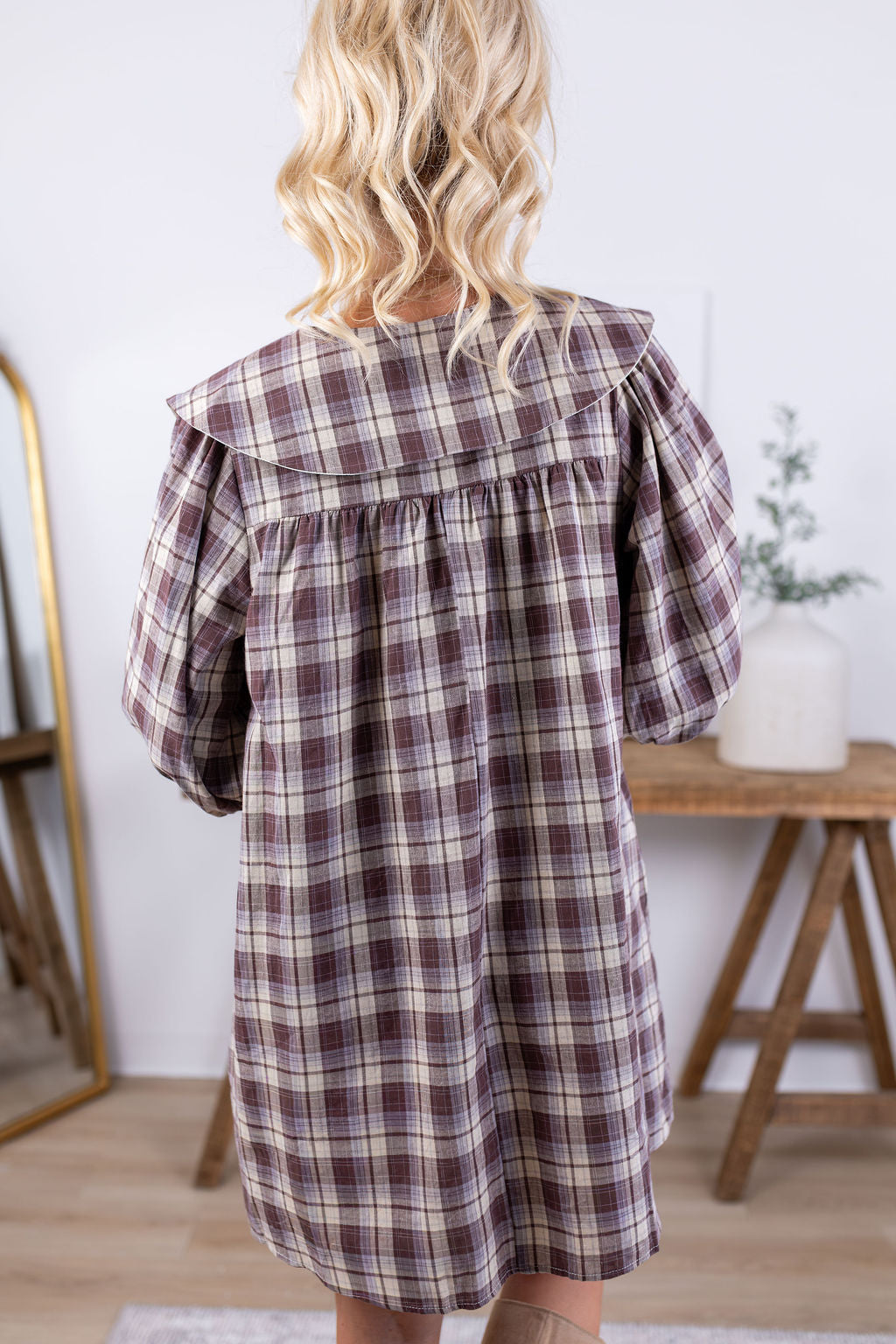 Polly Plaid Dress