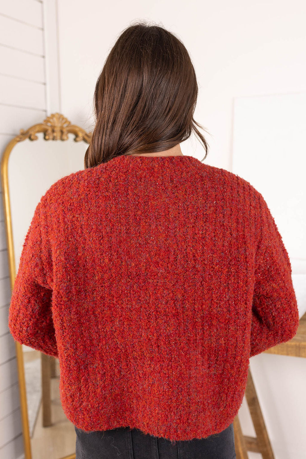 Aspen Cardigan | Red