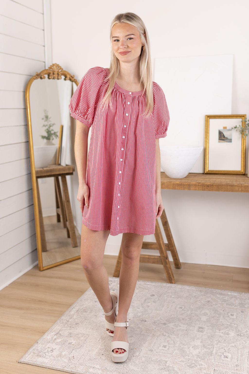 Margot Gingham Dress