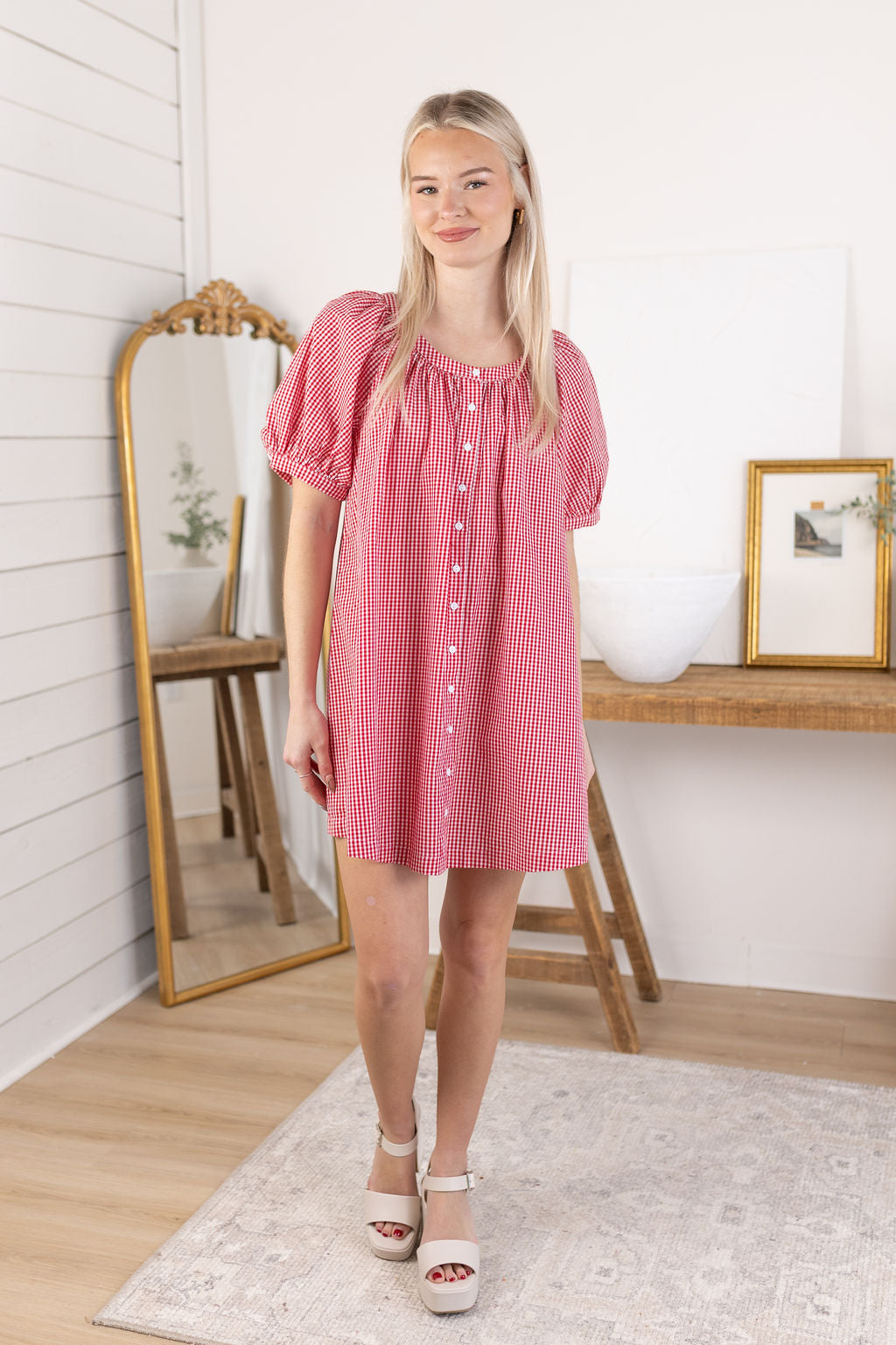 Margot Gingham Dress