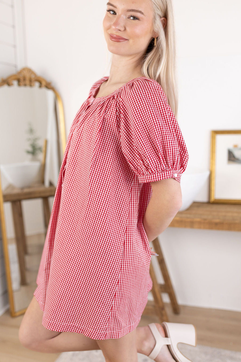 Margot Gingham Dress