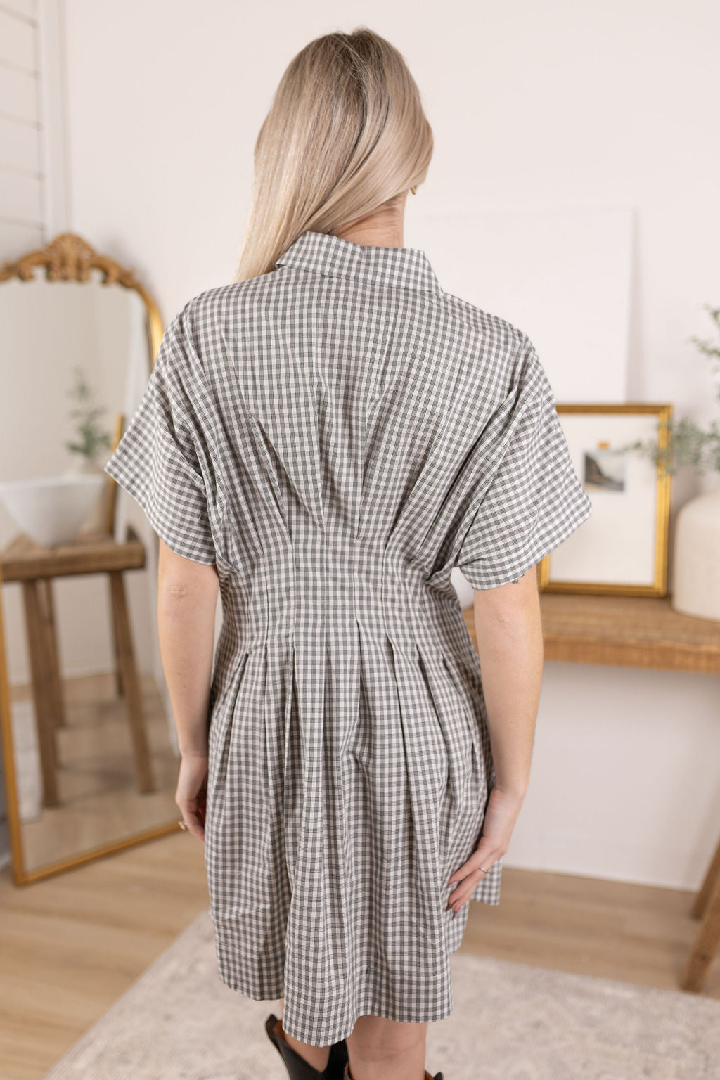 Alana Gingham Dress
