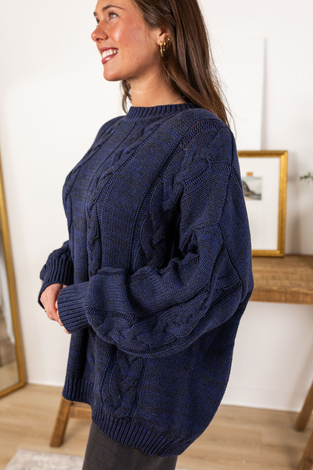 Capri Sweater | Navy