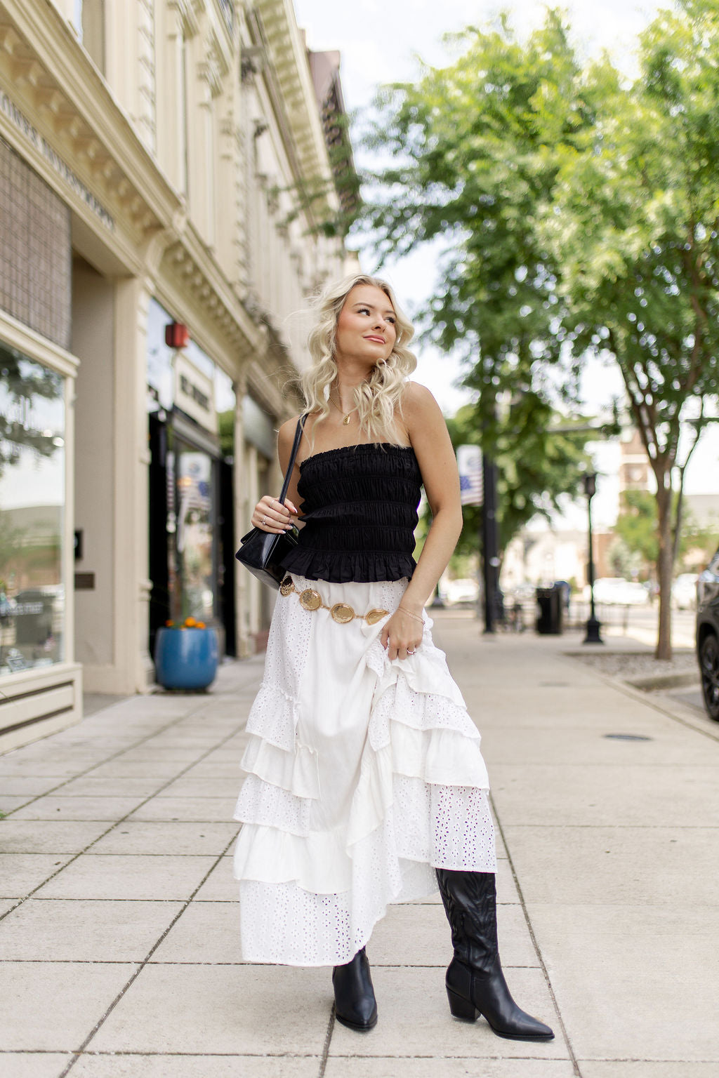 Anya Tube Top | Black