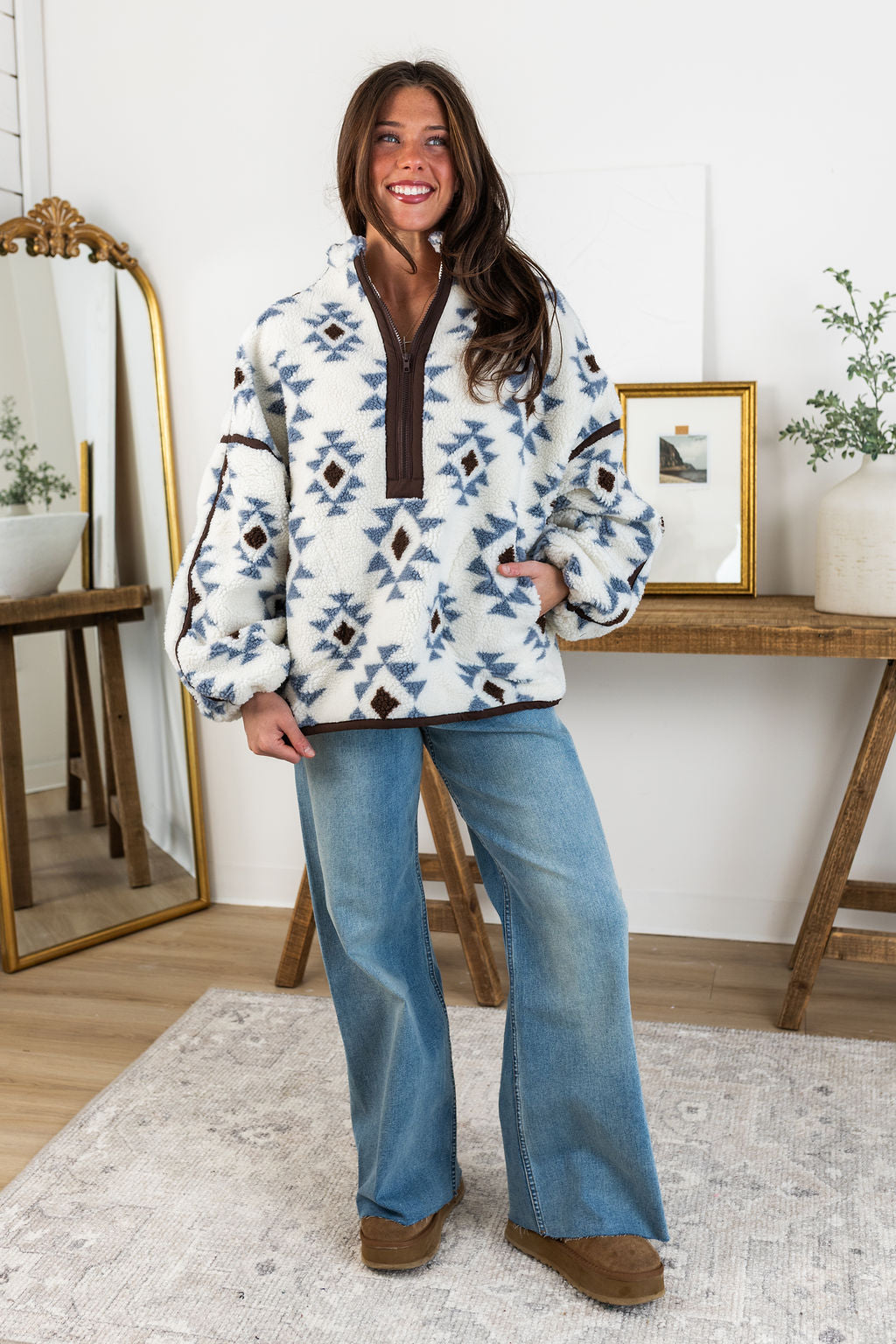 Cedar Sherpa Pullover