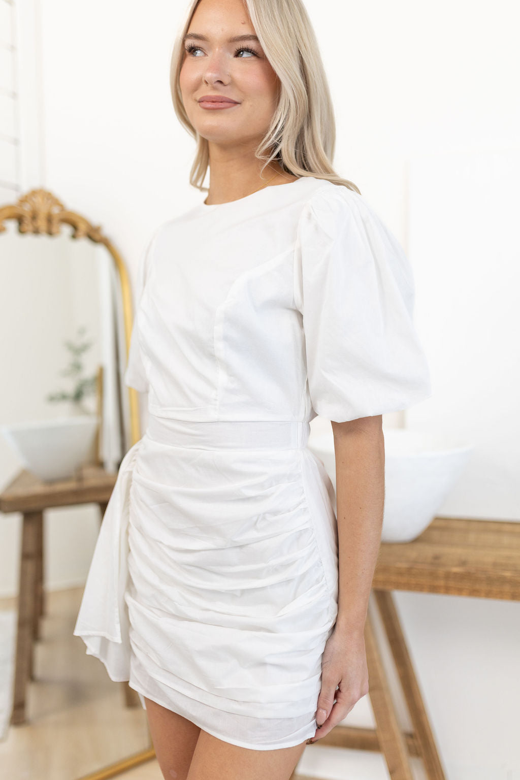 Nadia Mini Dress | Ivory