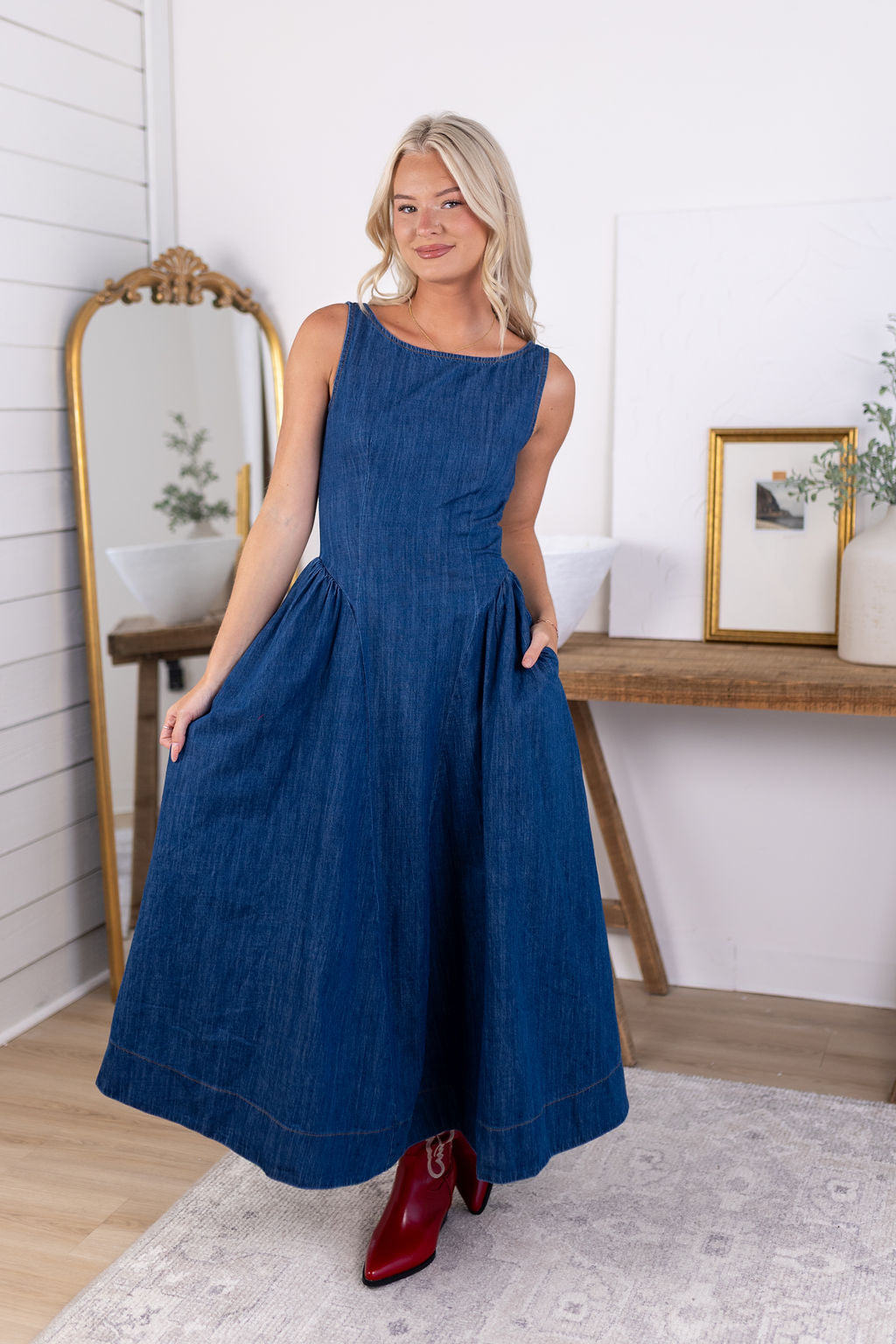 Wren Denim Dress