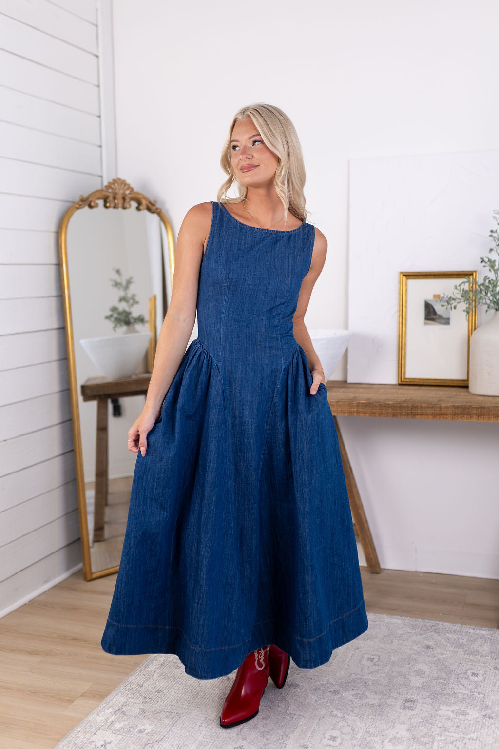 Wren Denim Dress