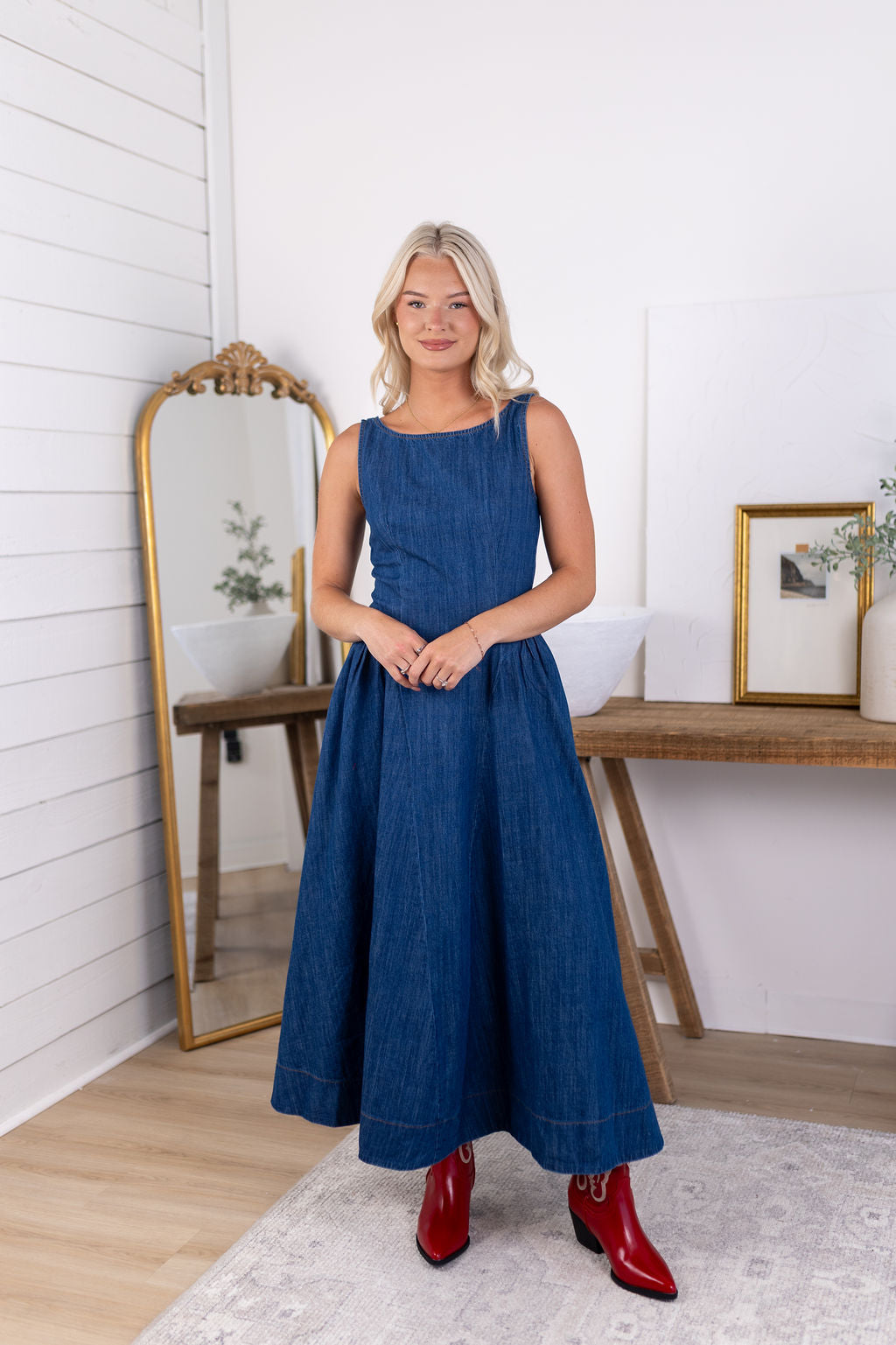 Wren Denim Dress