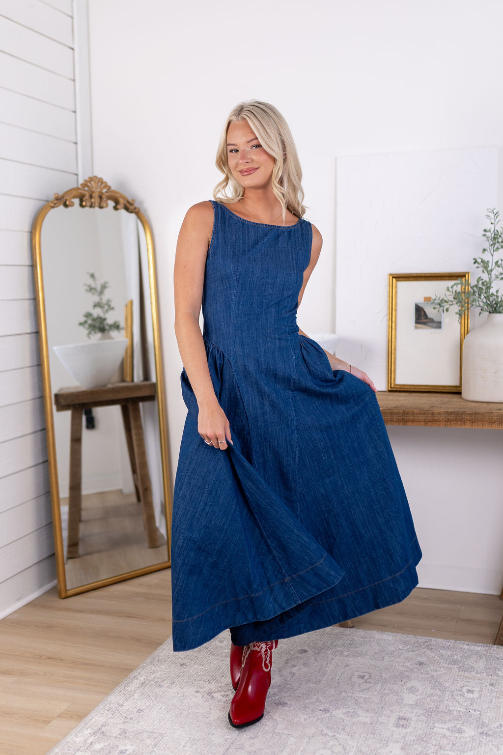 Wren Denim Dress
