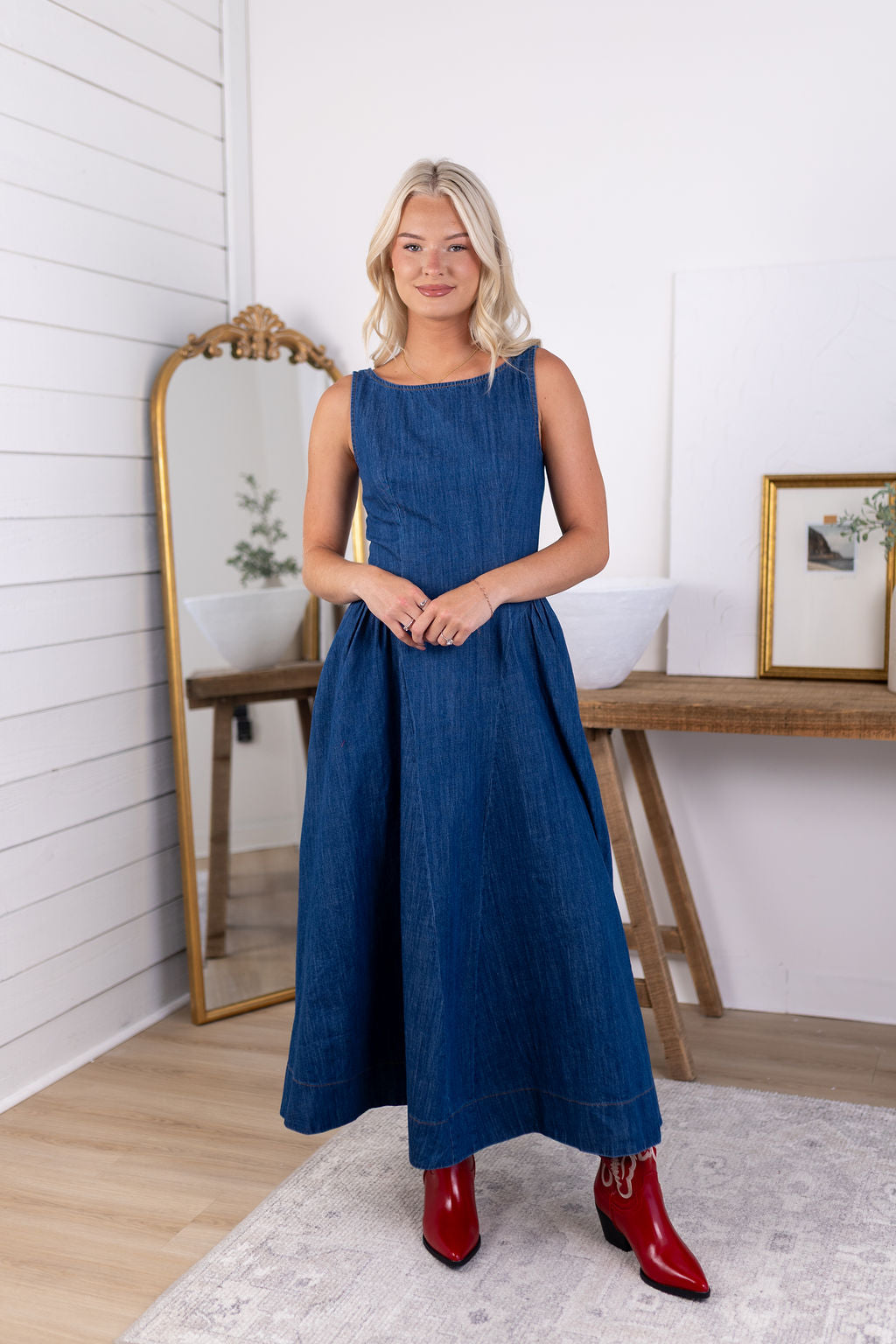 Wren Denim Dress