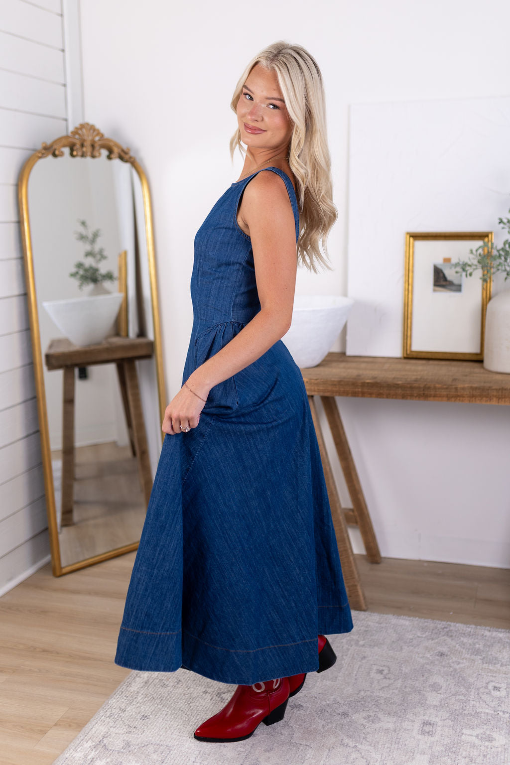 Wren Denim Dress