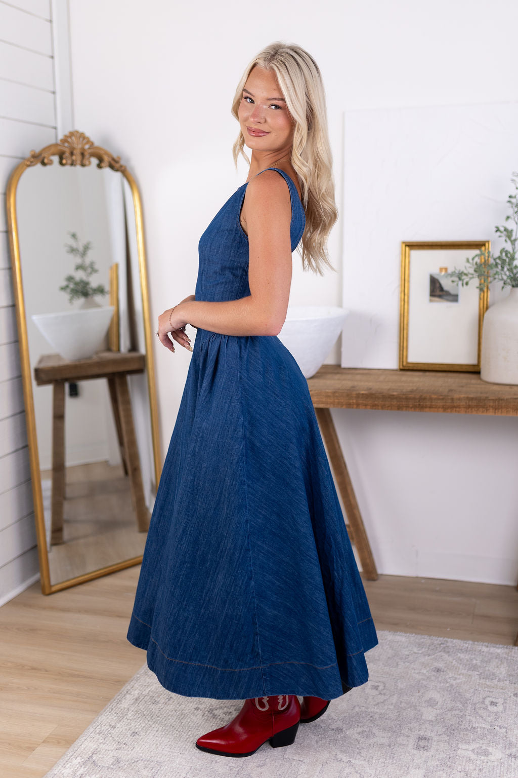 Wren Denim Dress