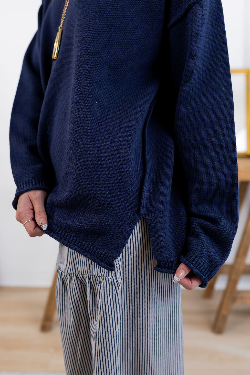 Jade Sweater | Navy