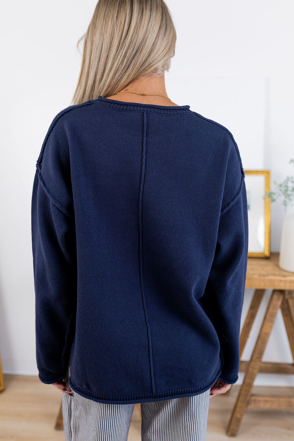 Jade Sweater | Navy