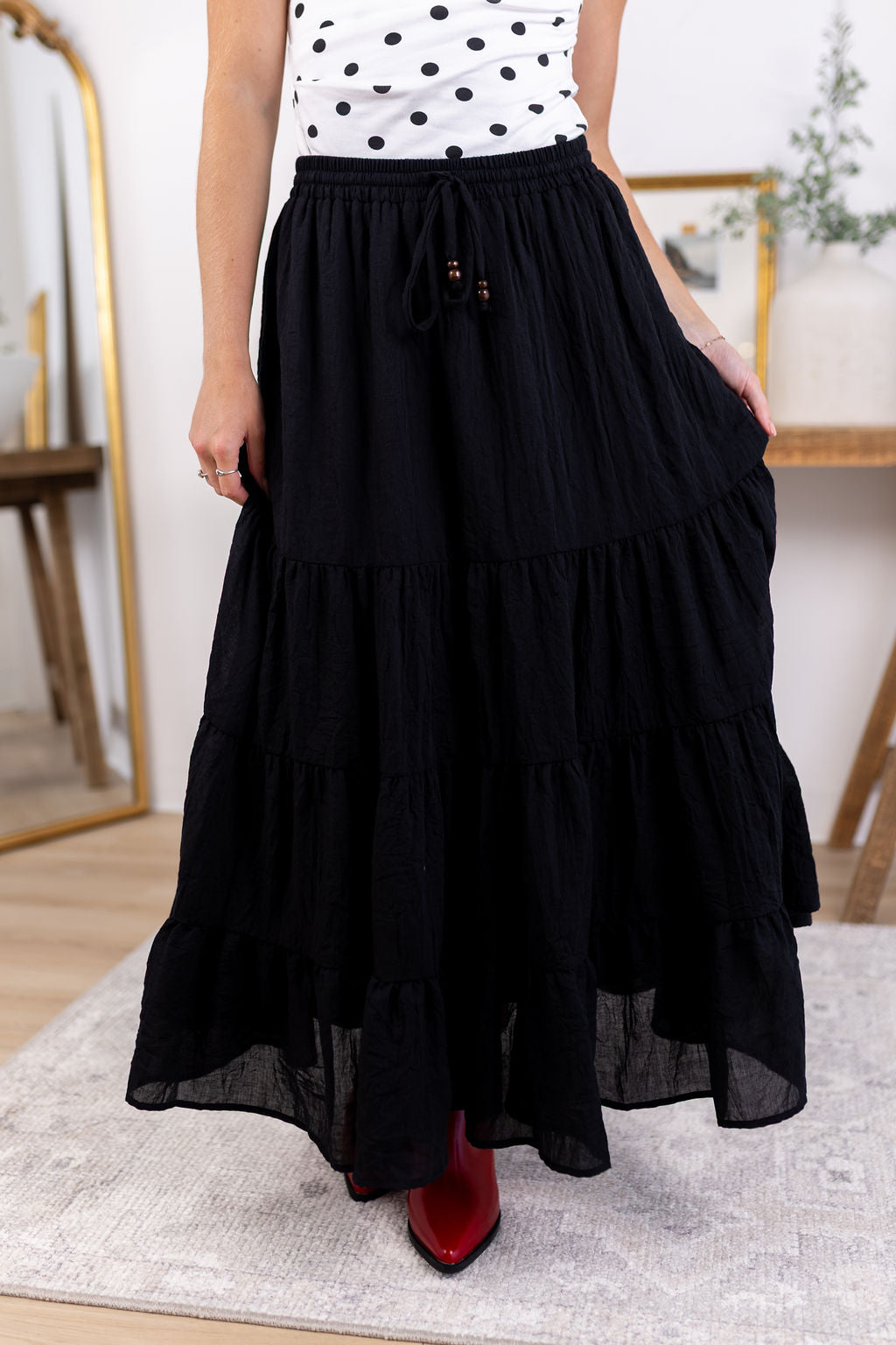Rowan Maxi Skirt | Black