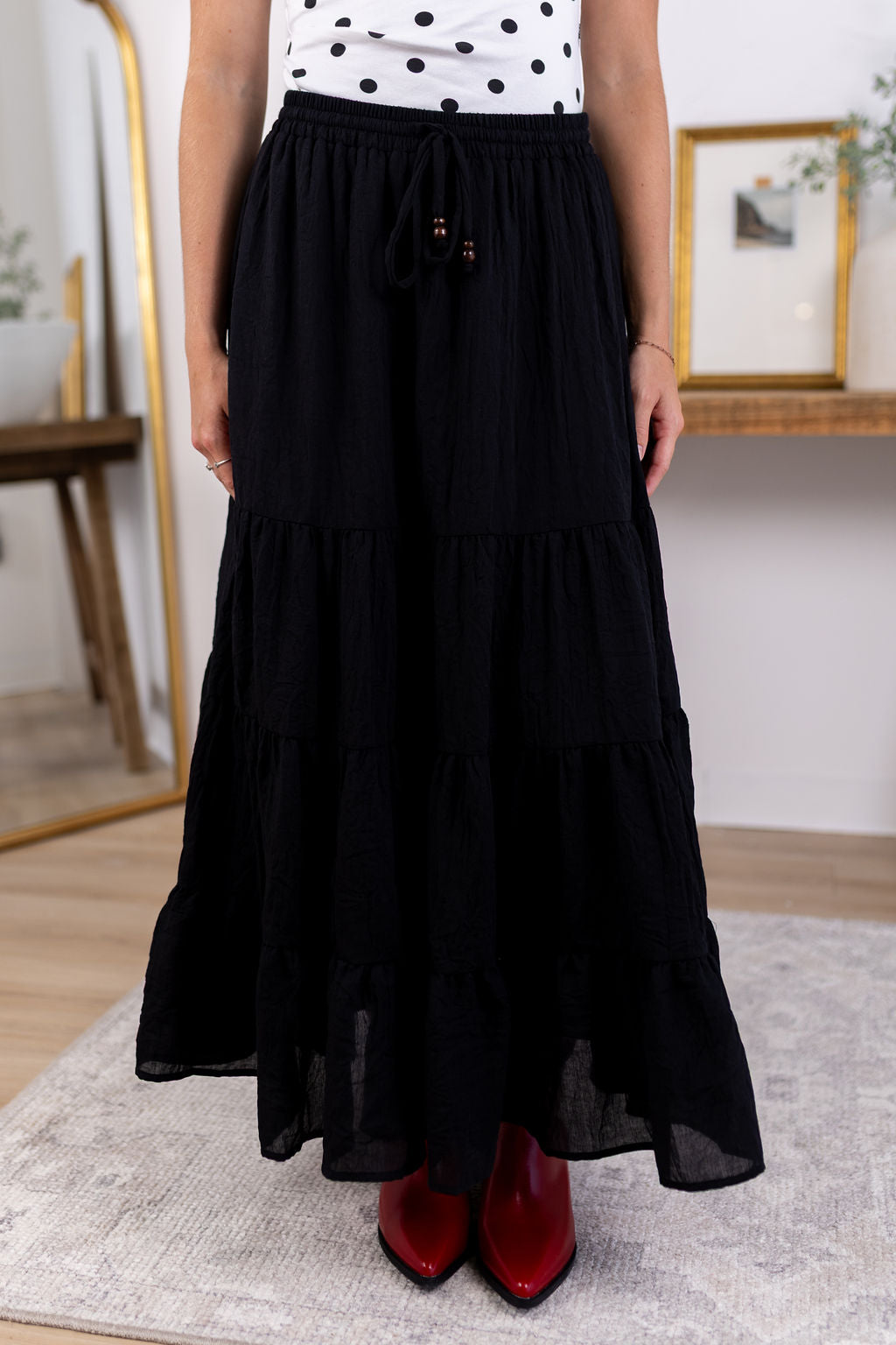 Rowan Maxi Skirt | Black