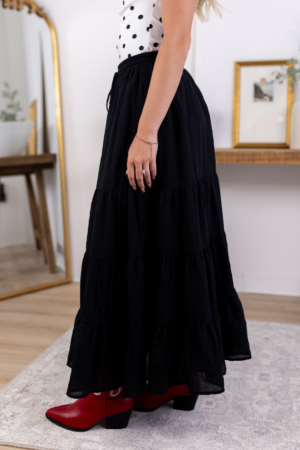 Rowan Maxi Skirt | Black