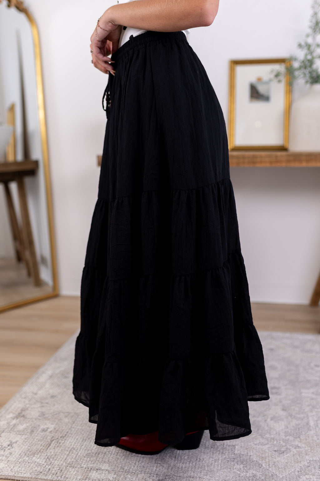 Rowan Maxi Skirt | Black