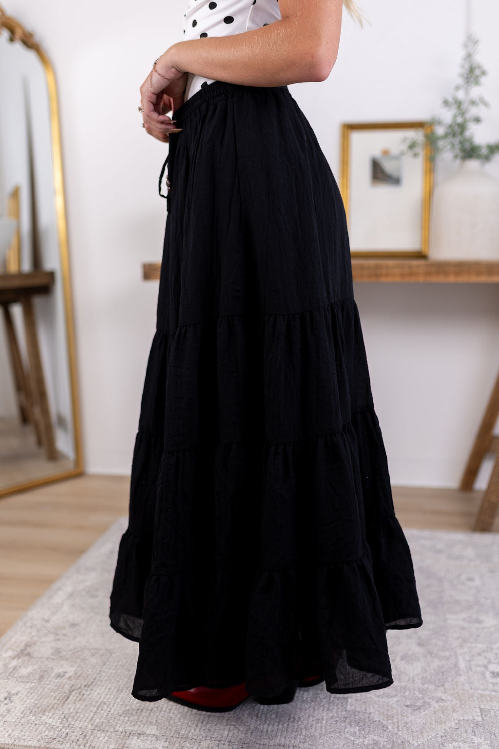 Rowan Maxi Skirt | Black