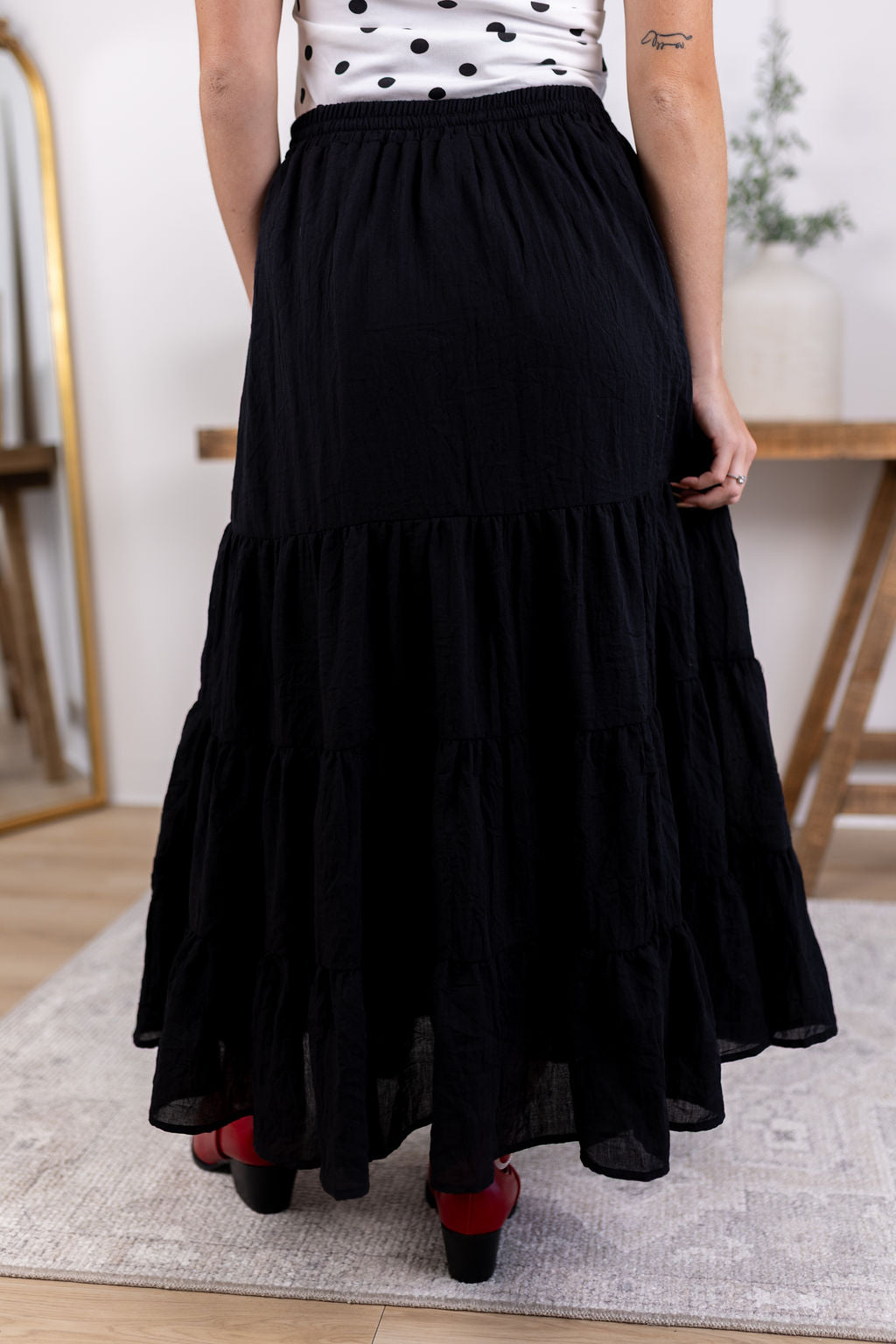 Rowan Maxi Skirt | Black