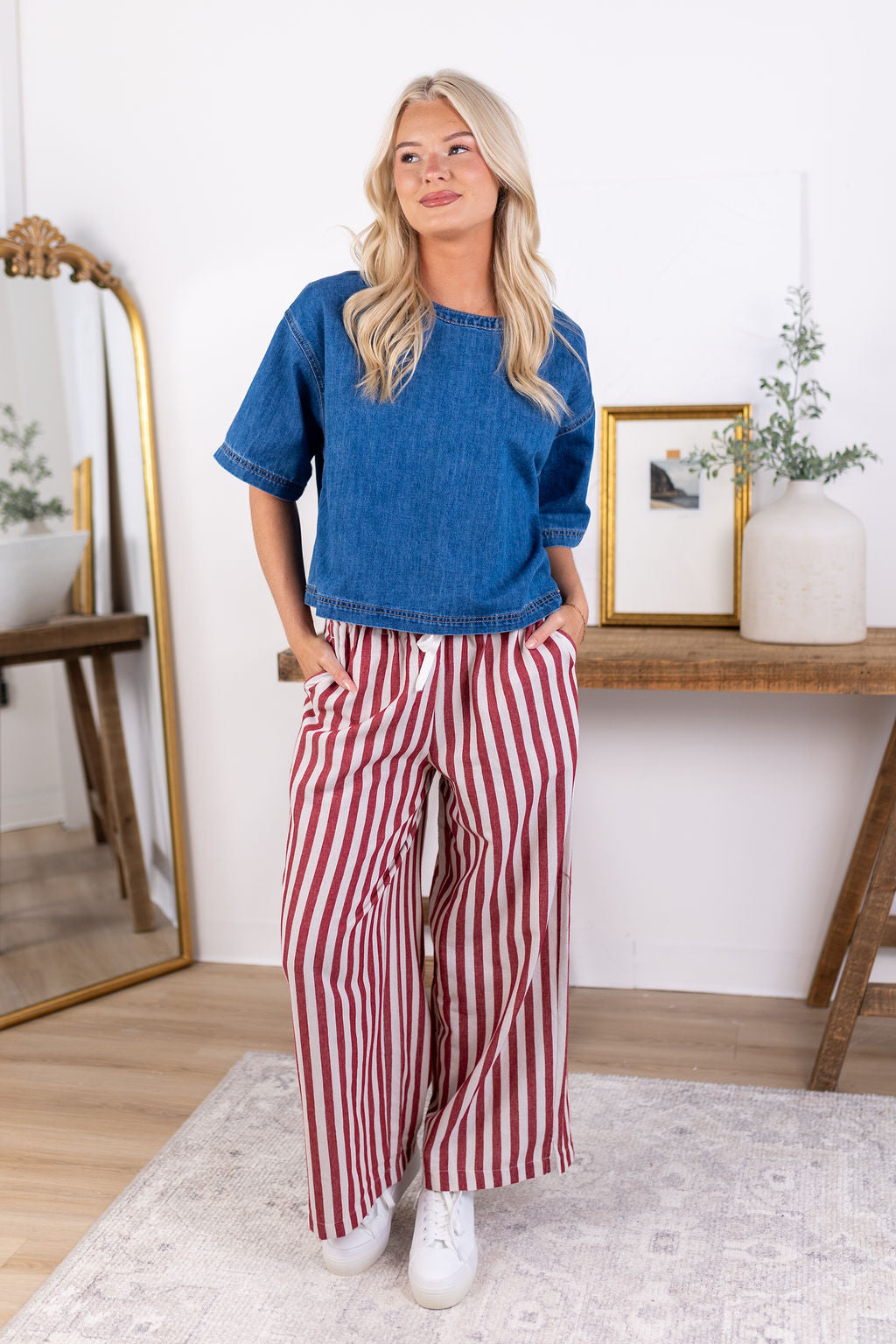 Kate Denim Top