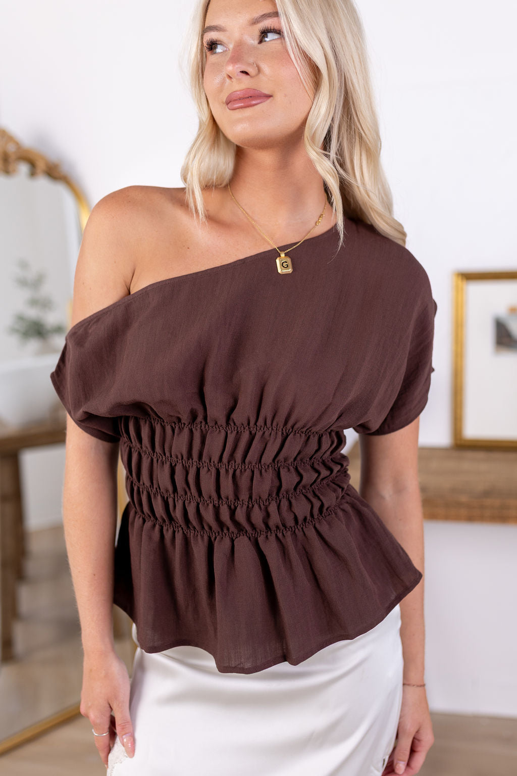 Selena One Shoulder Top