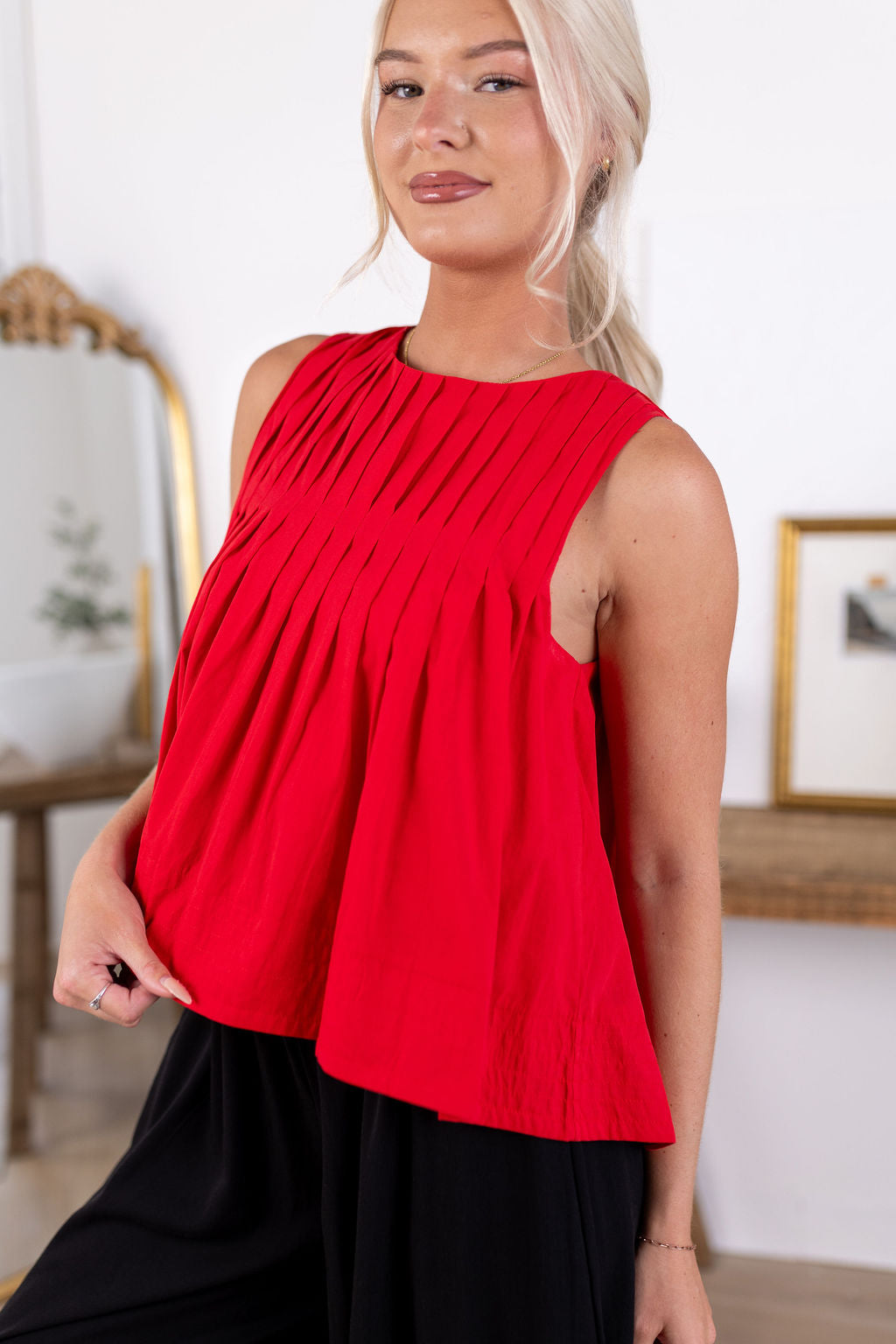 Isabella Top | Red