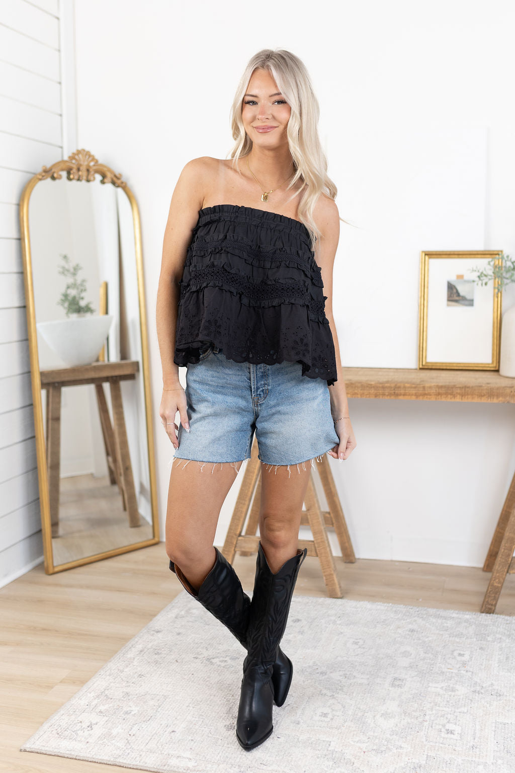 Monroe Trapeze Top