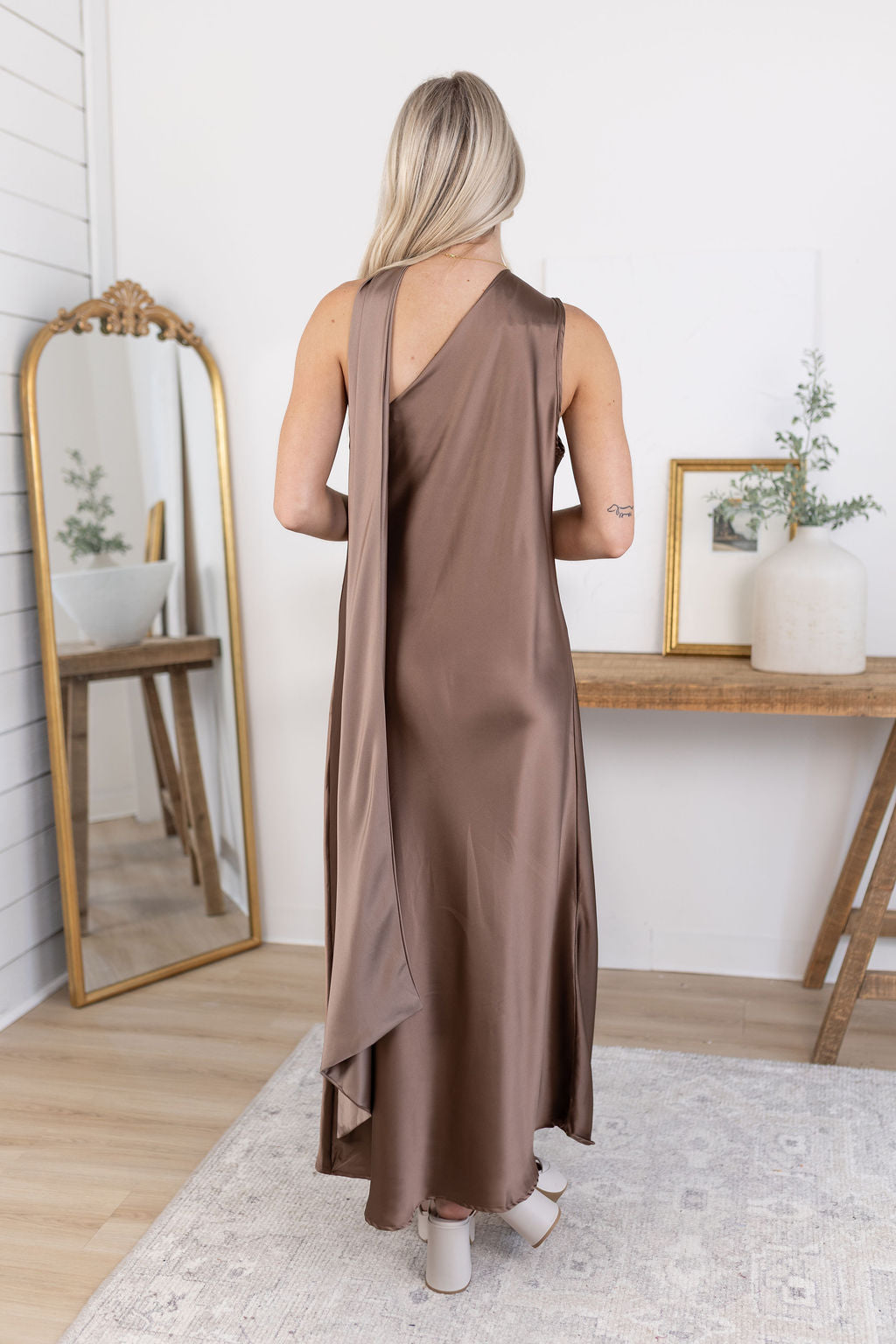 Satin Scarf Dress | Dune