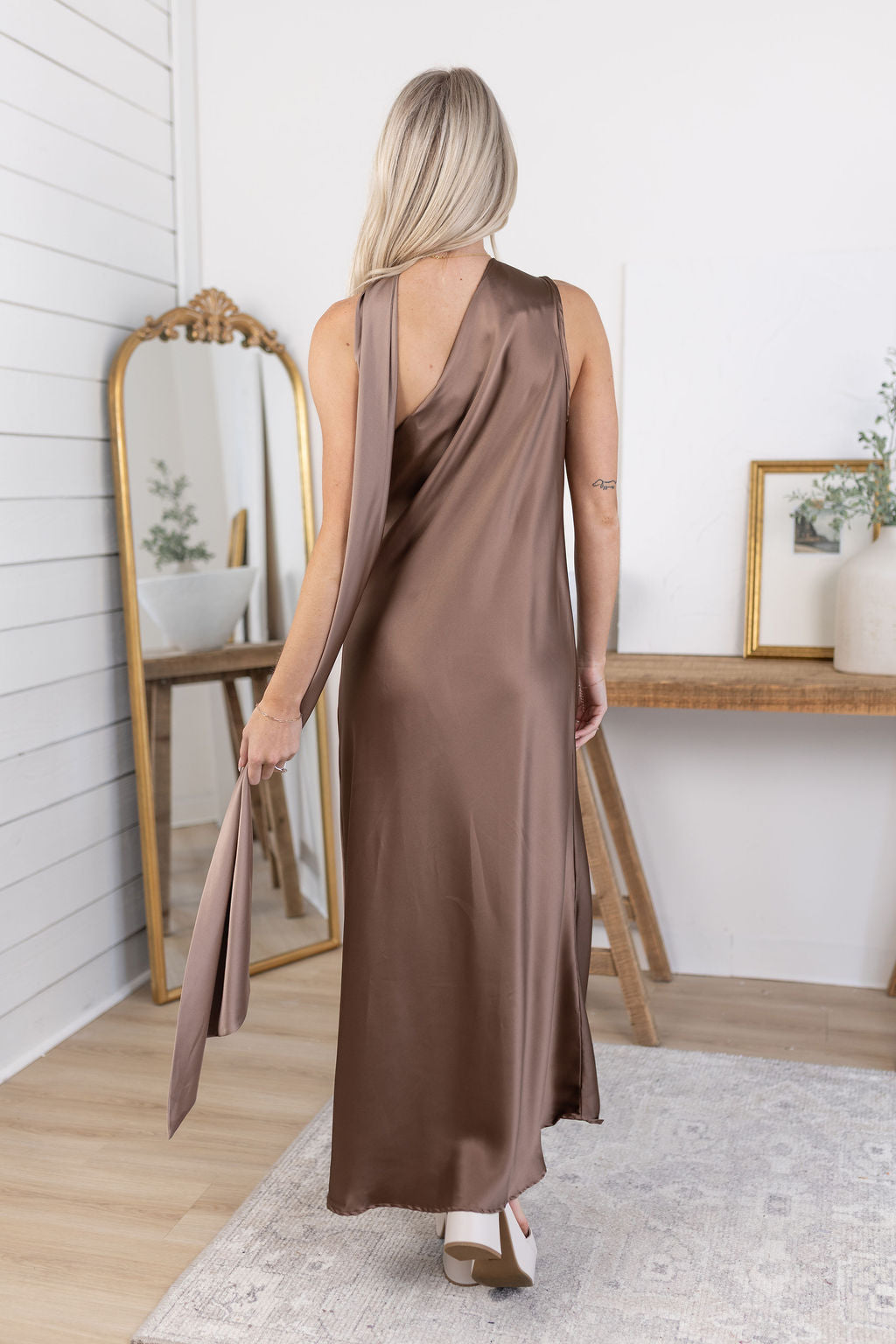 Satin Scarf Dress | Dune