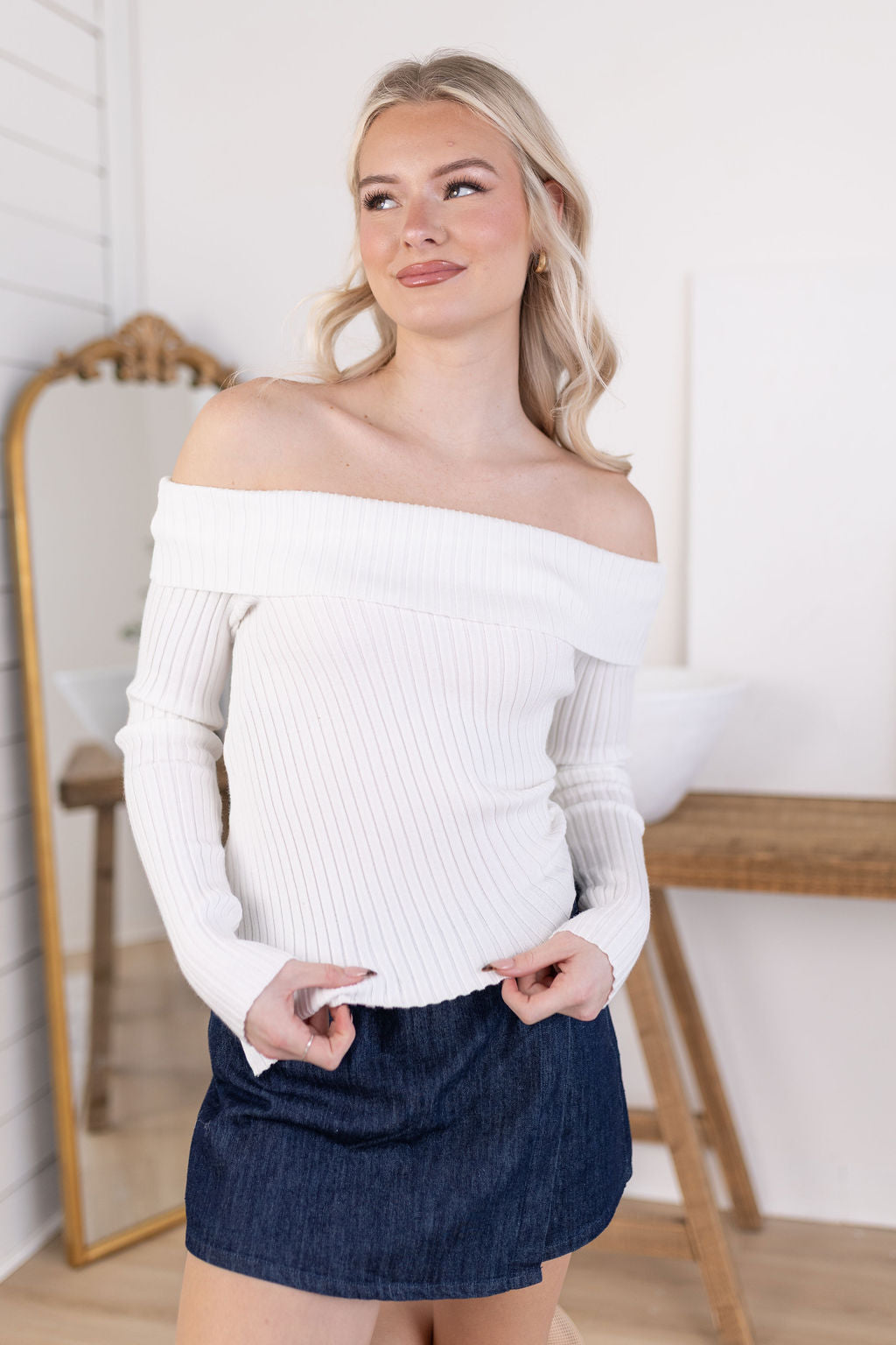 Harlow Ribbed Top