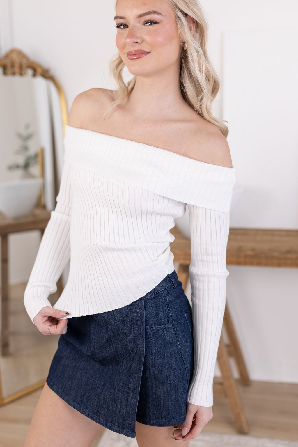 Harlow Ribbed Top