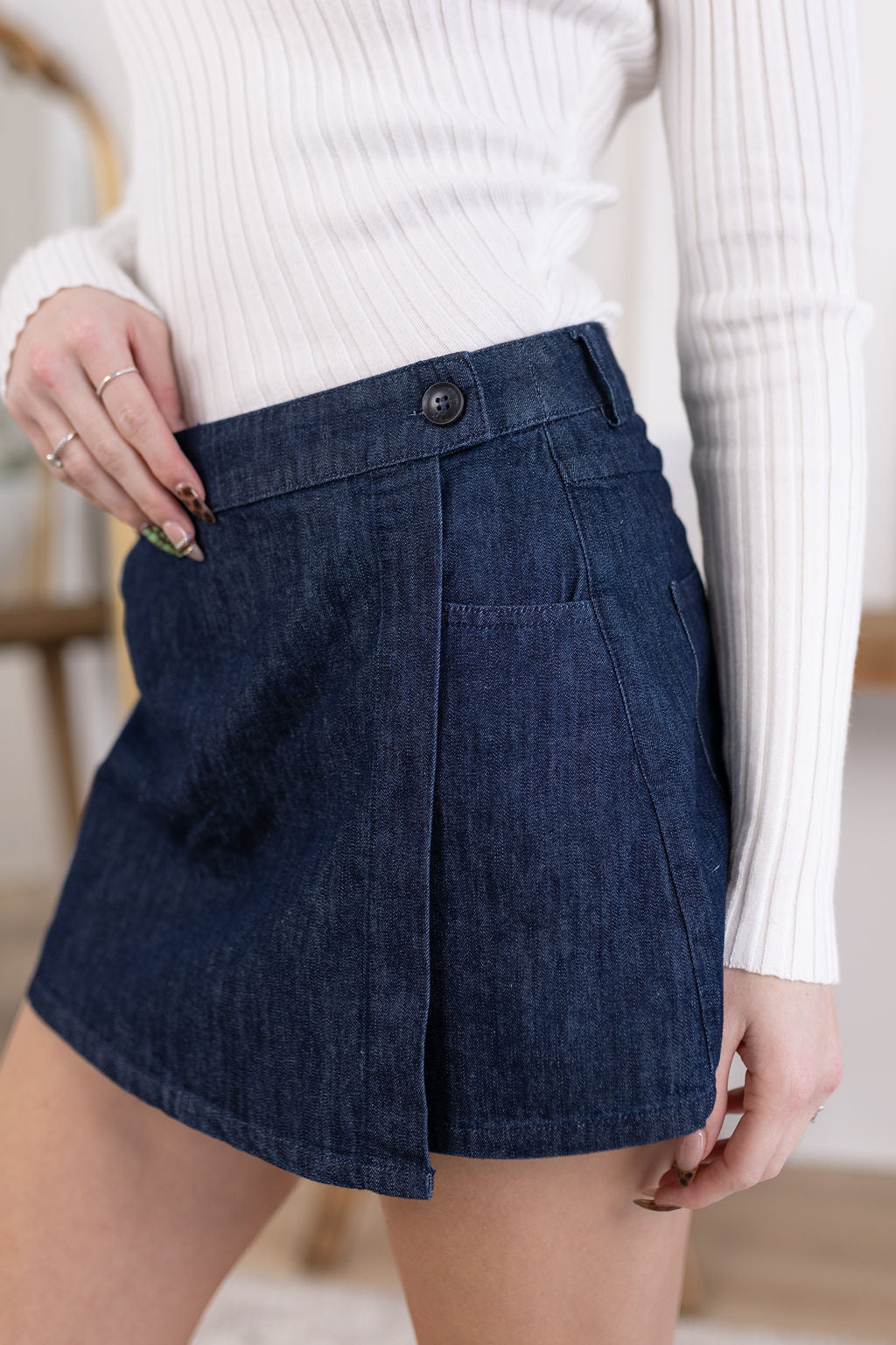 Rosalie Denim Skort