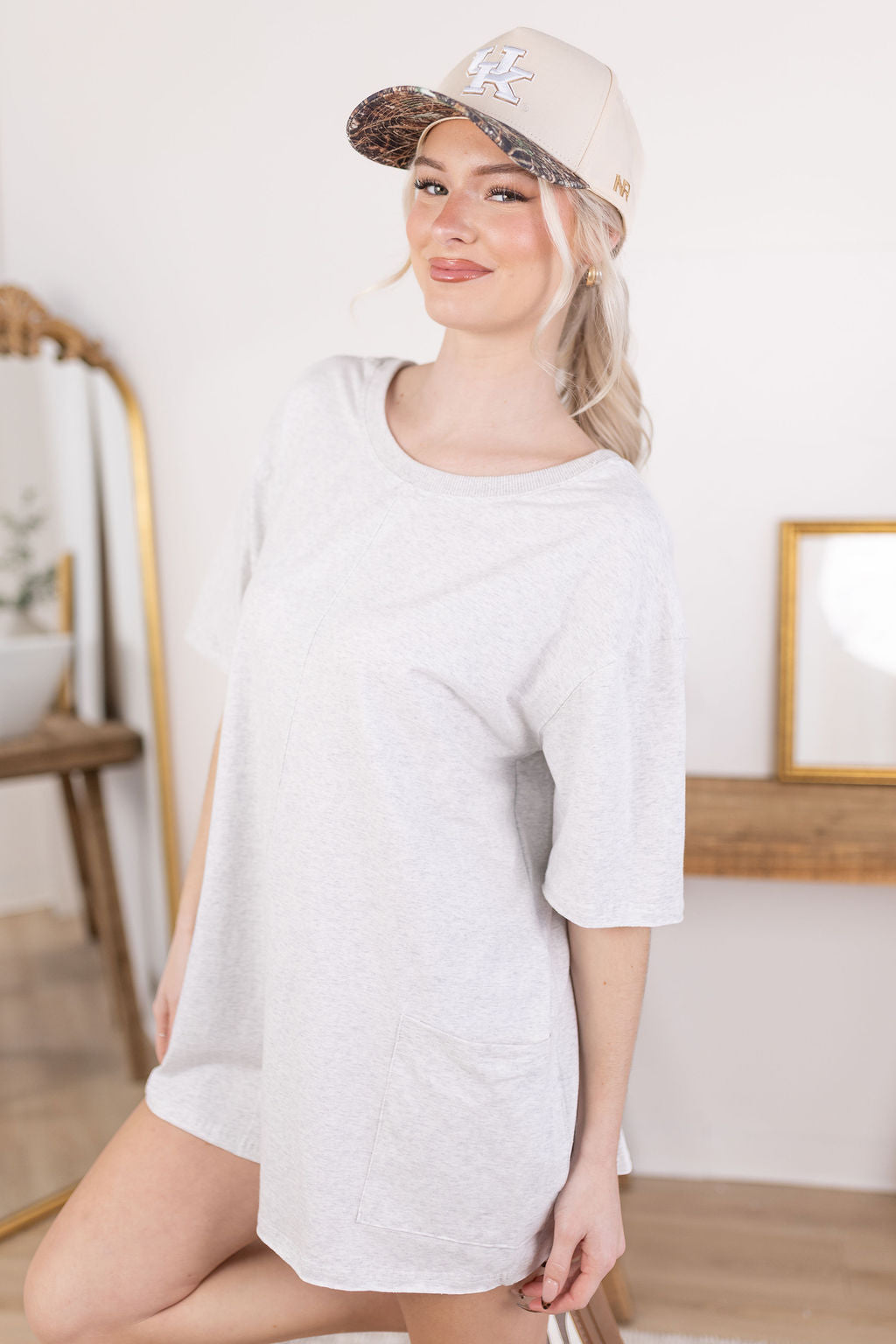 Sophia Romper | Grey