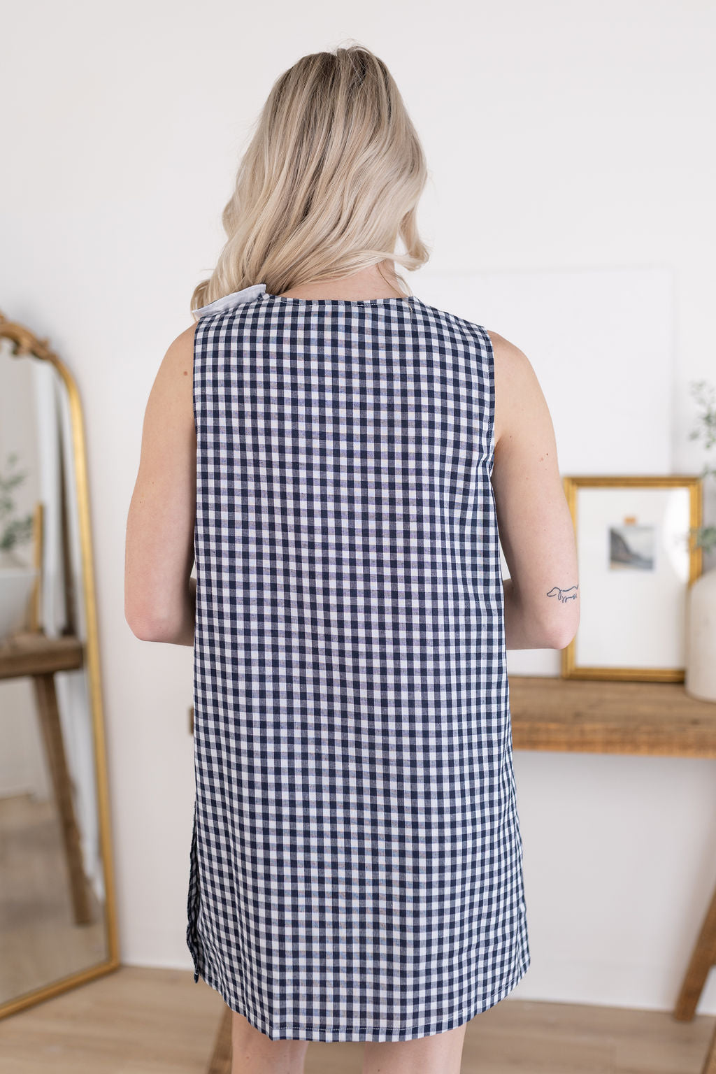 Naomi Gingham Dress