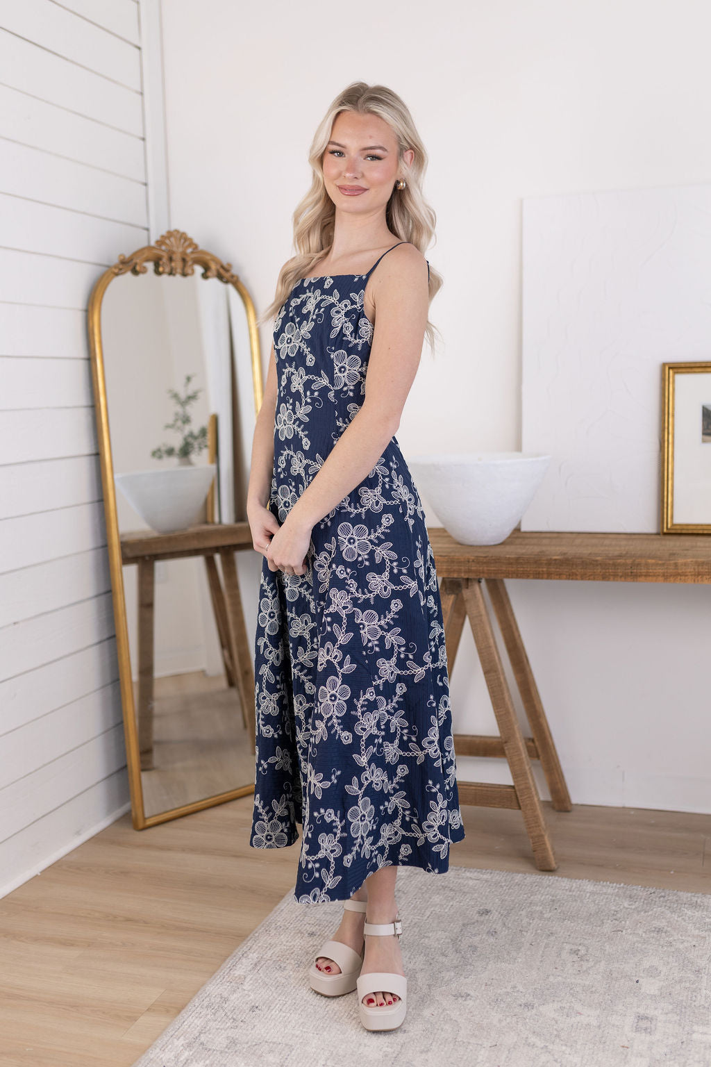 Riley Embroidered Dress