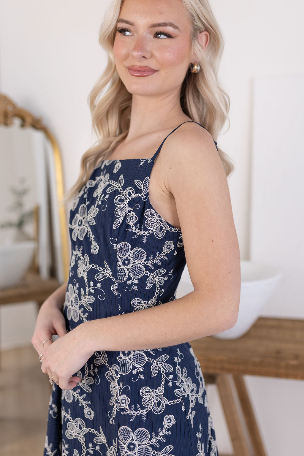 Riley Embroidered Dress