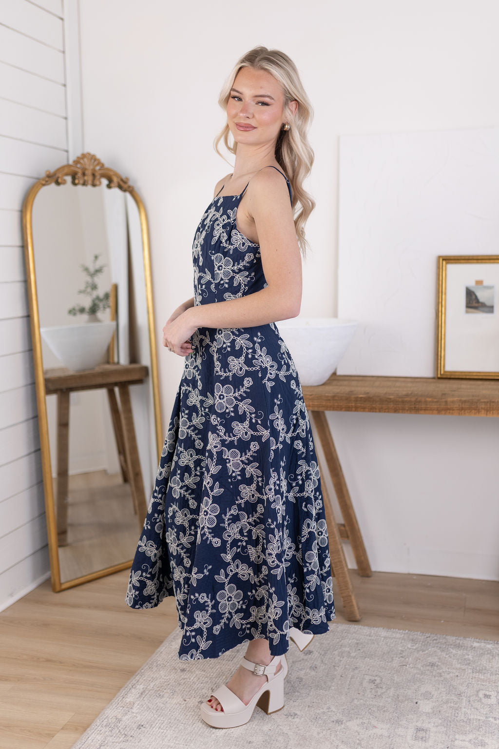 Riley Embroidered Dress