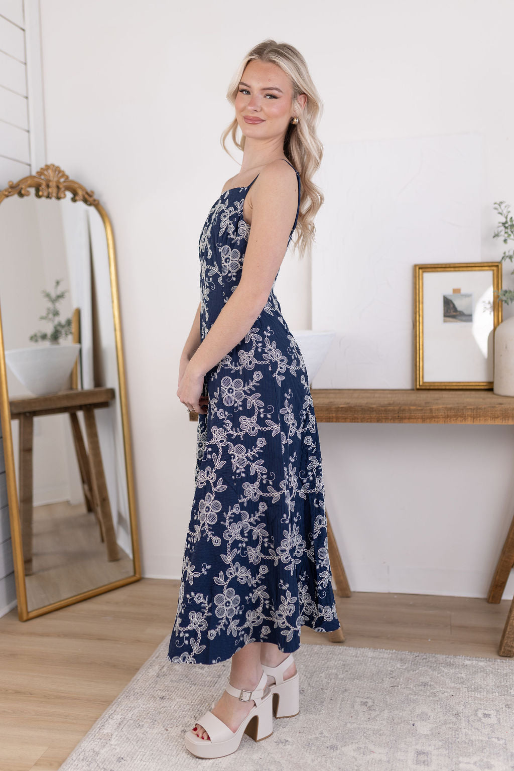 Riley Embroidered Dress