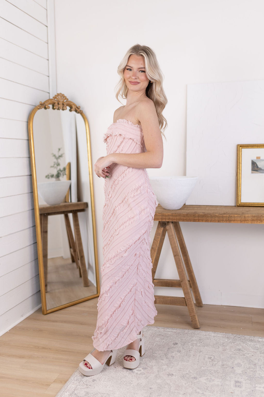 Cameron Maxi Dress | Blush