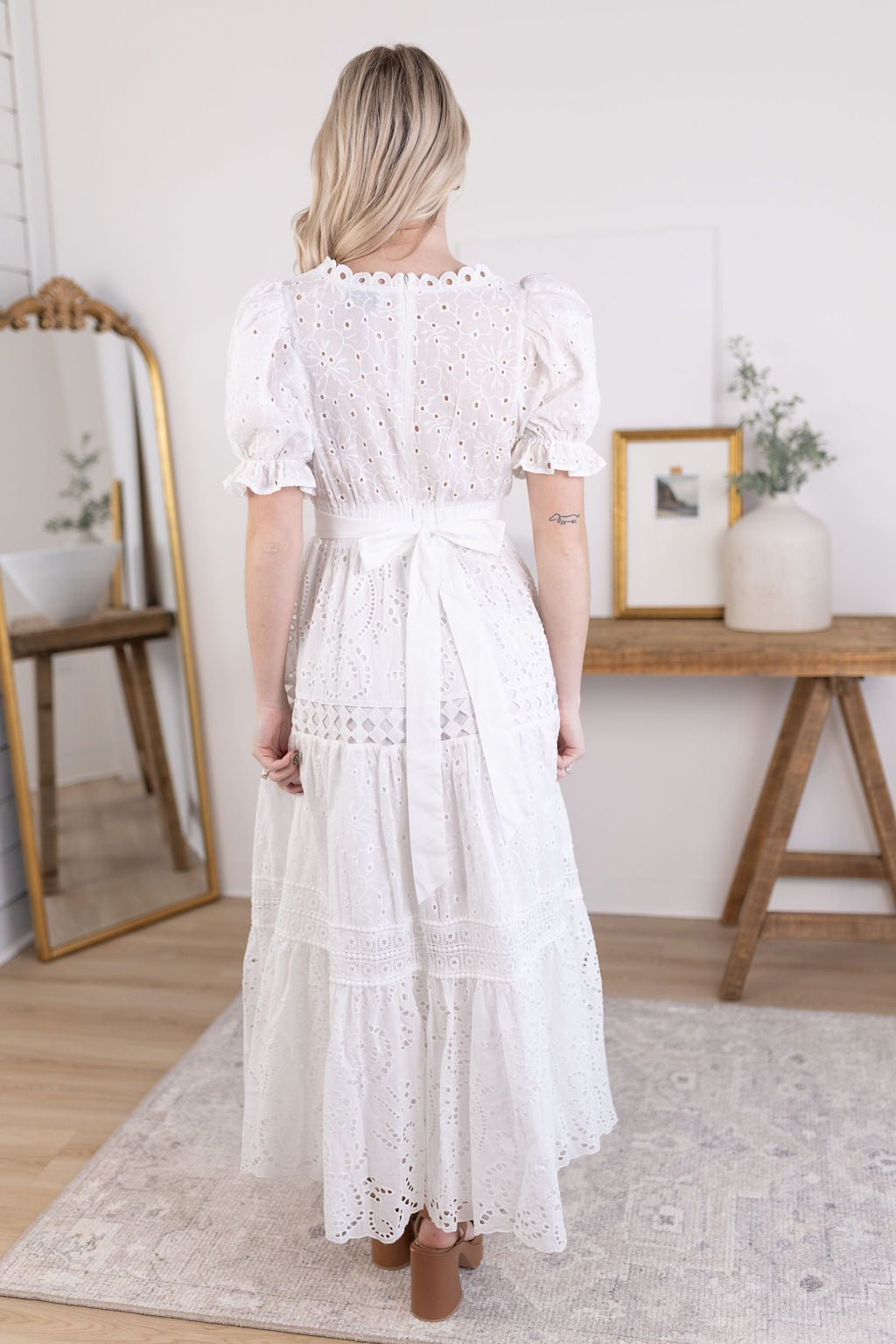 Genevieve Eyelet Dress
