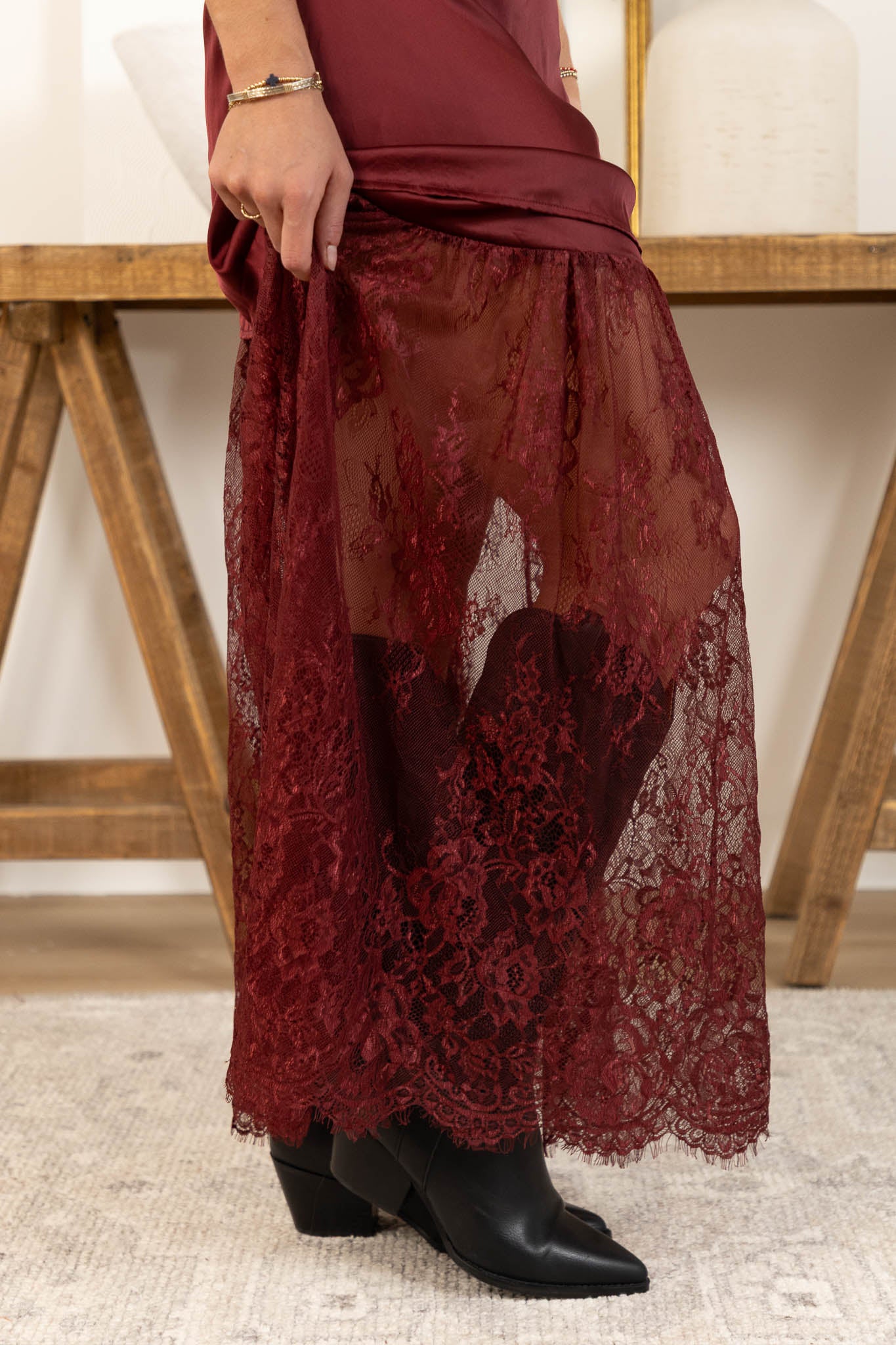 Wren Lace Slip Dress