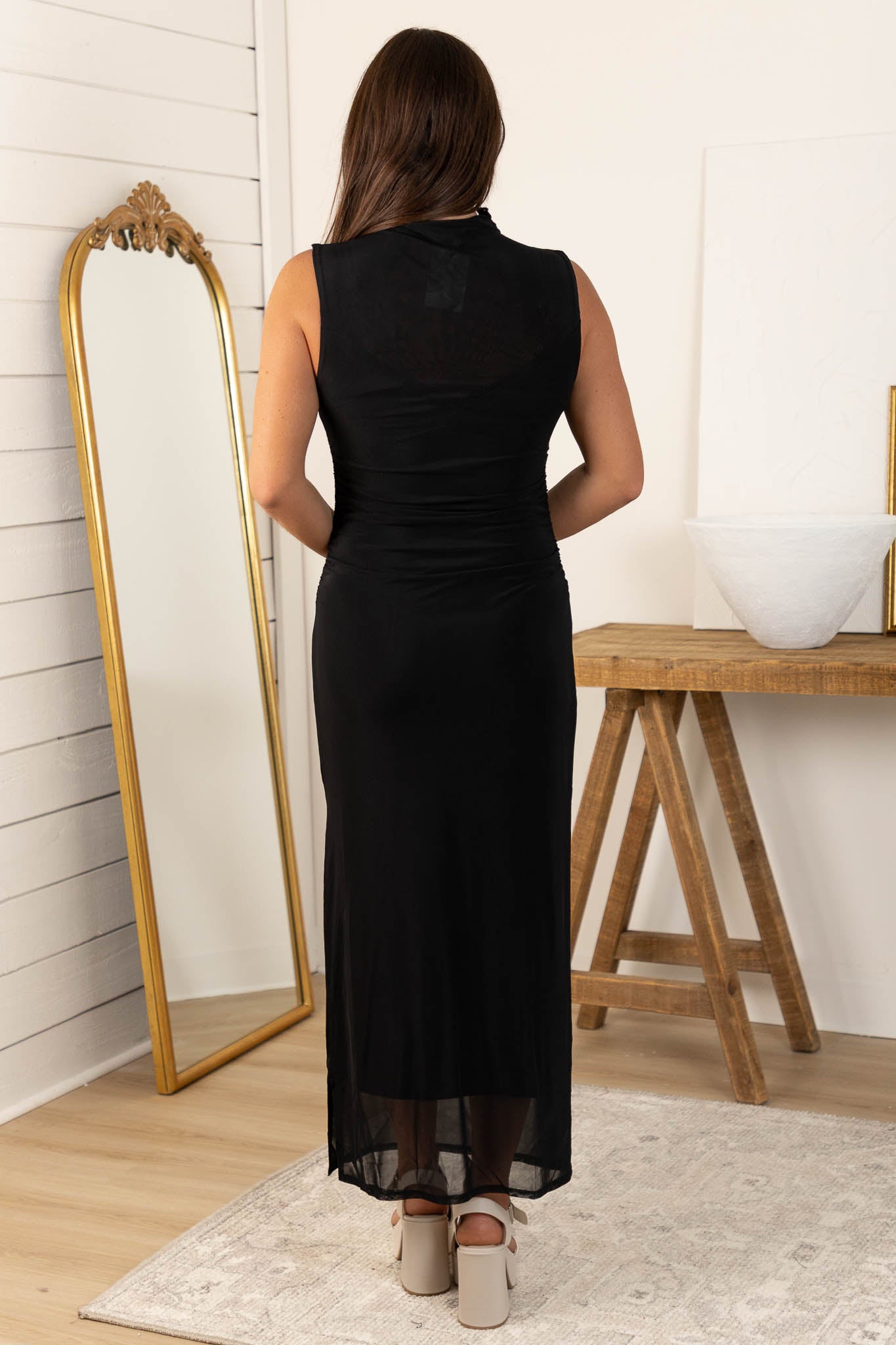 Aurora Midi Dress | Black